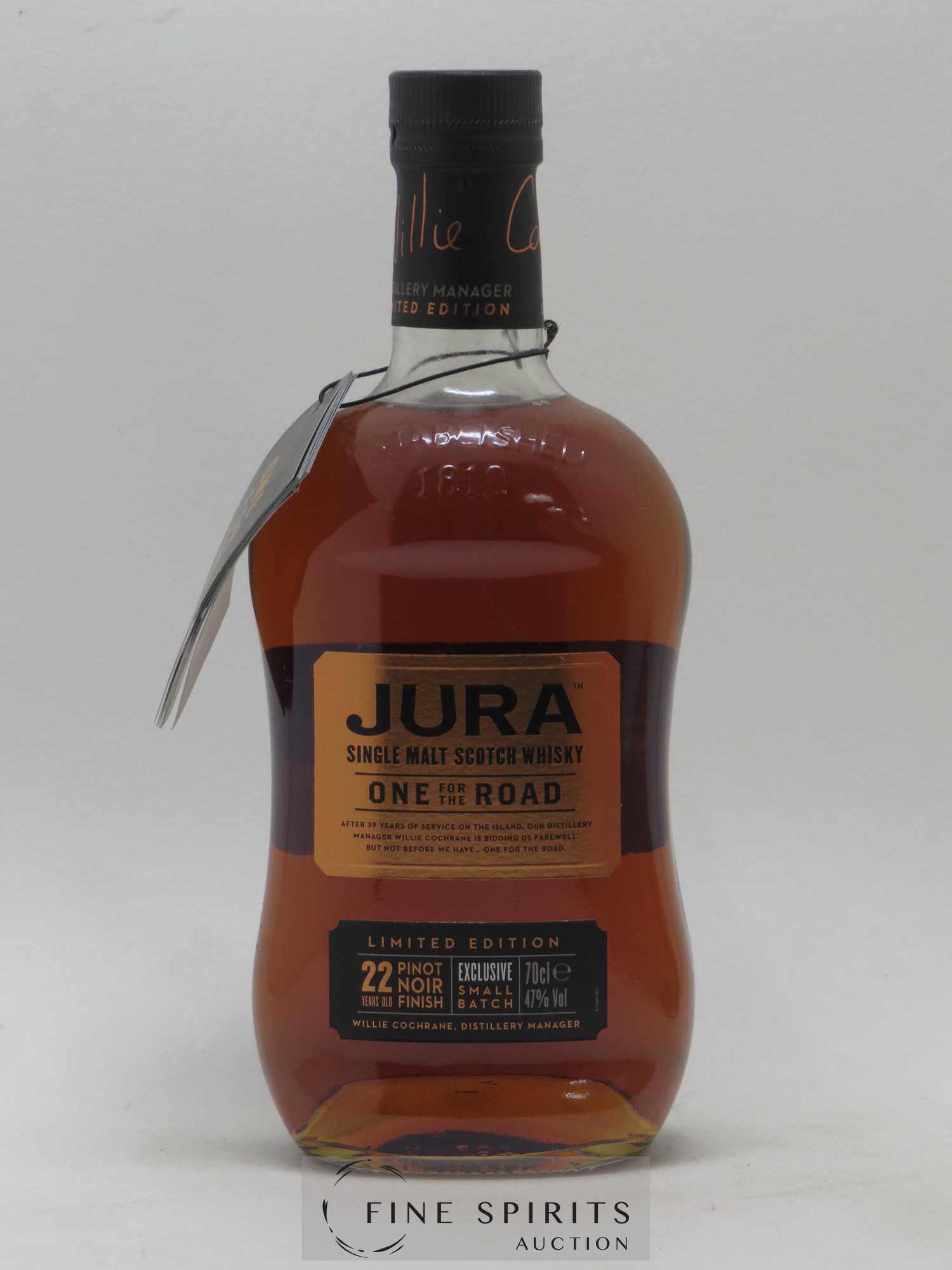 Jura 22 years Of. One for the Road Exclusive Small Batch Limited Edition - Lot de 1 bouteille - 1