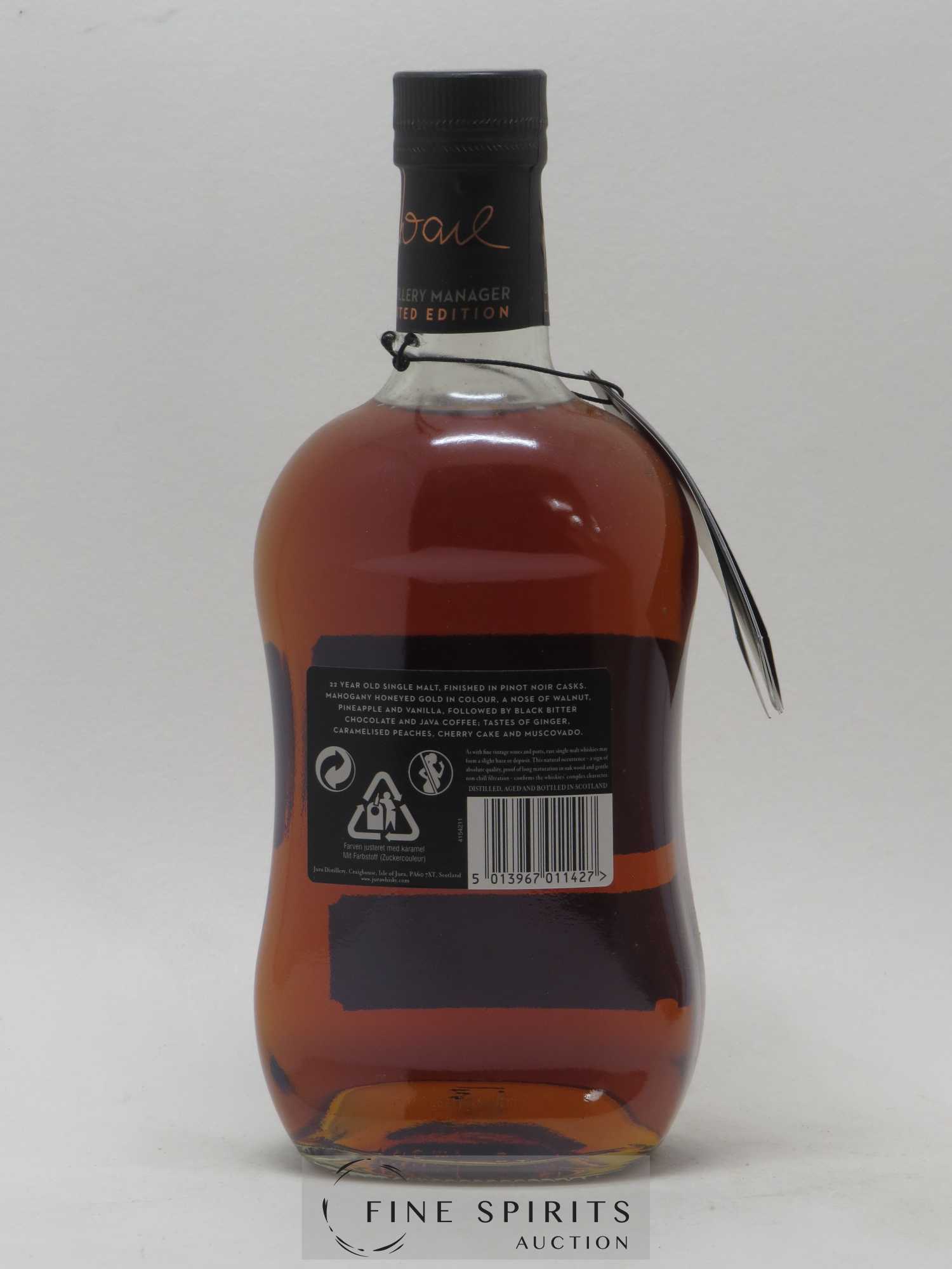 Jura 22 years Of. One for the Road Exclusive Small Batch Limited Edition - Lot de 1 bouteille - 2