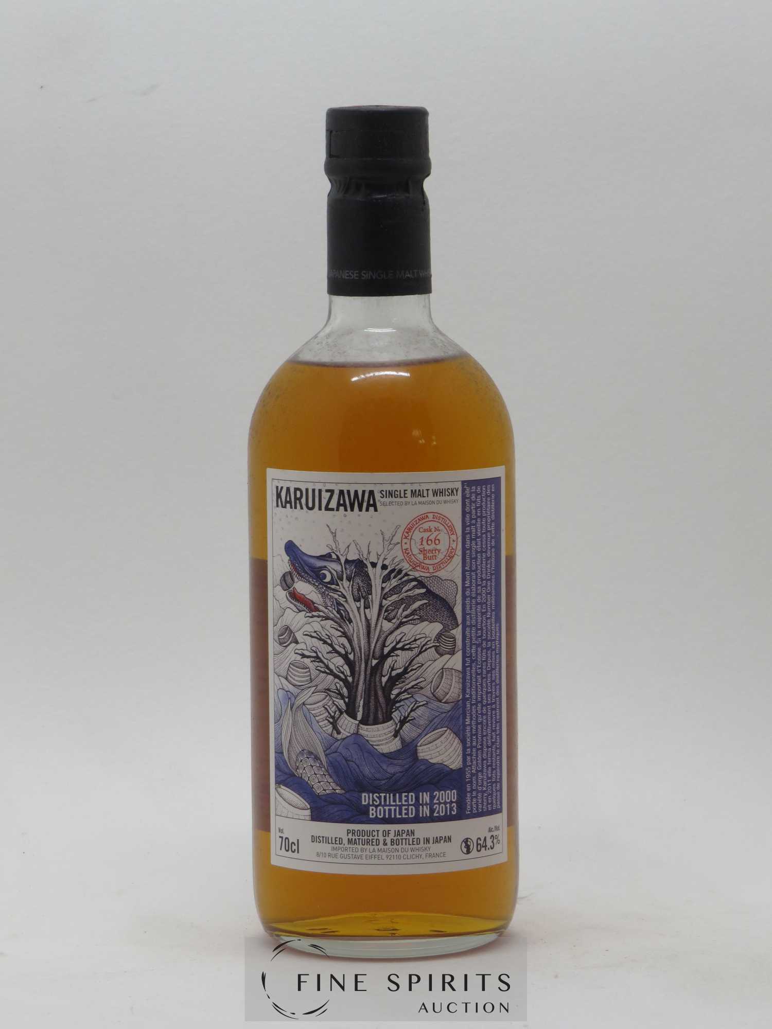 Karuizawa 2000 Of. Sherry Butt - Cask n°166 - bottled 2013 LMDW - Lot de 1 bouteille - 1
