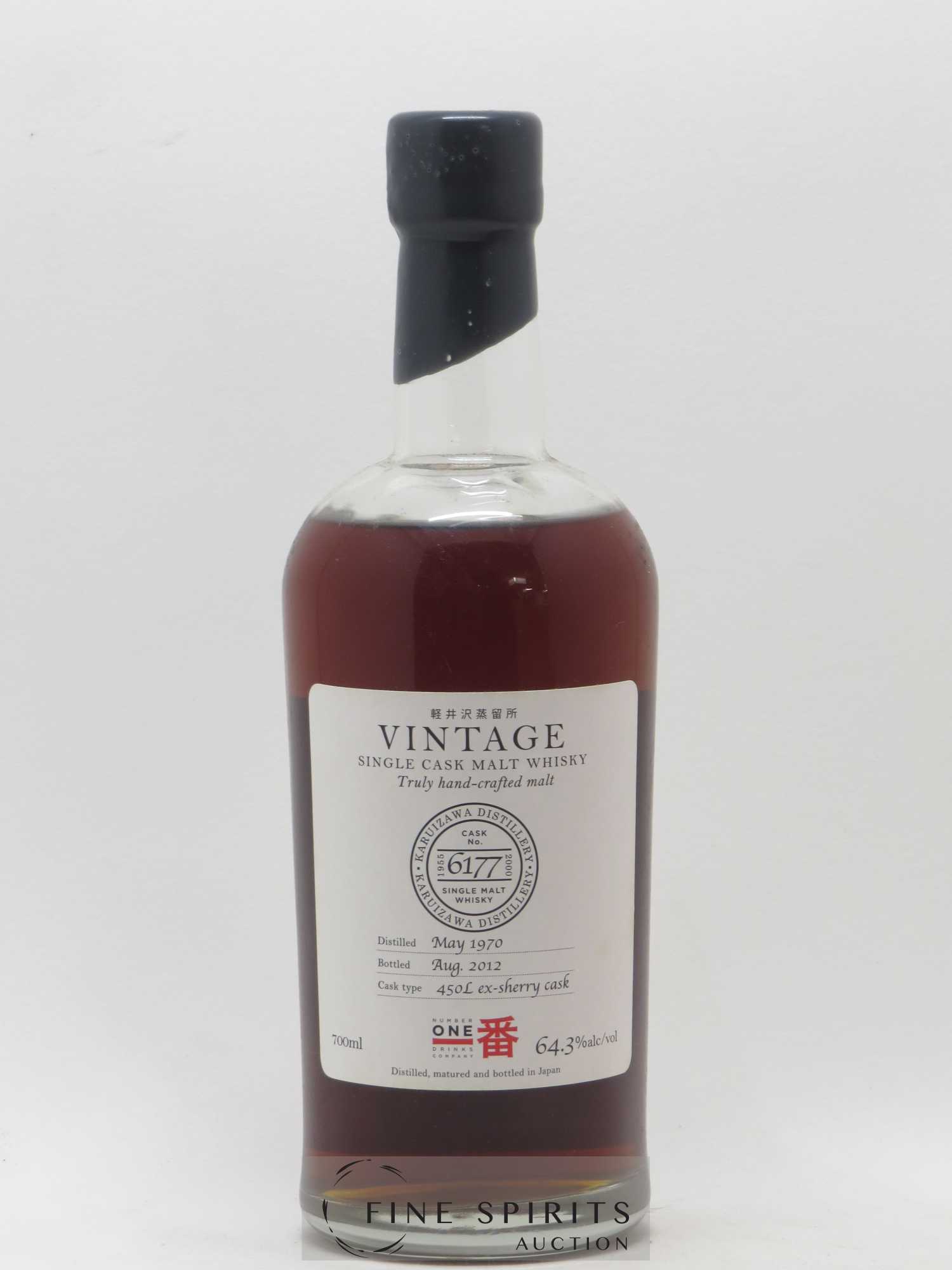 Karuizawa 1970 Number One Drinks Ex-Sherry Cask n°6177 - bottled 2012 - Lot de 1 bouteille - 1