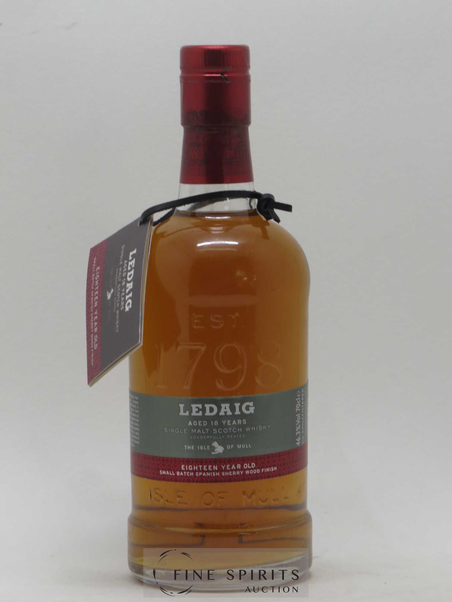 Ledaig 18 years Of. Small Batch Spanish Sherry Wood Finish Limited Release - Posten von 1 Flasche - 1