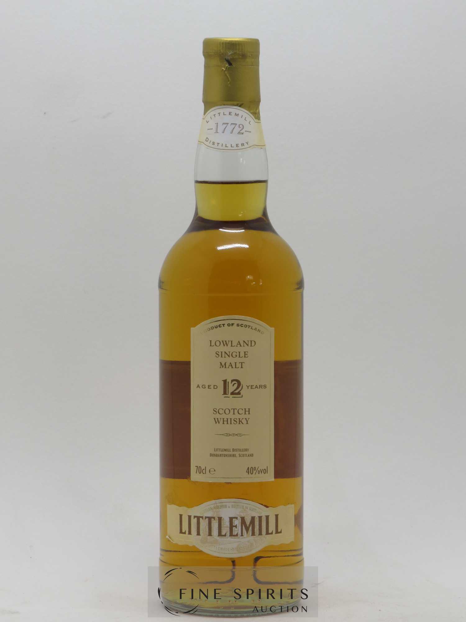 Littlemill 12 years Of. - Posten von 1 Flasche - 1