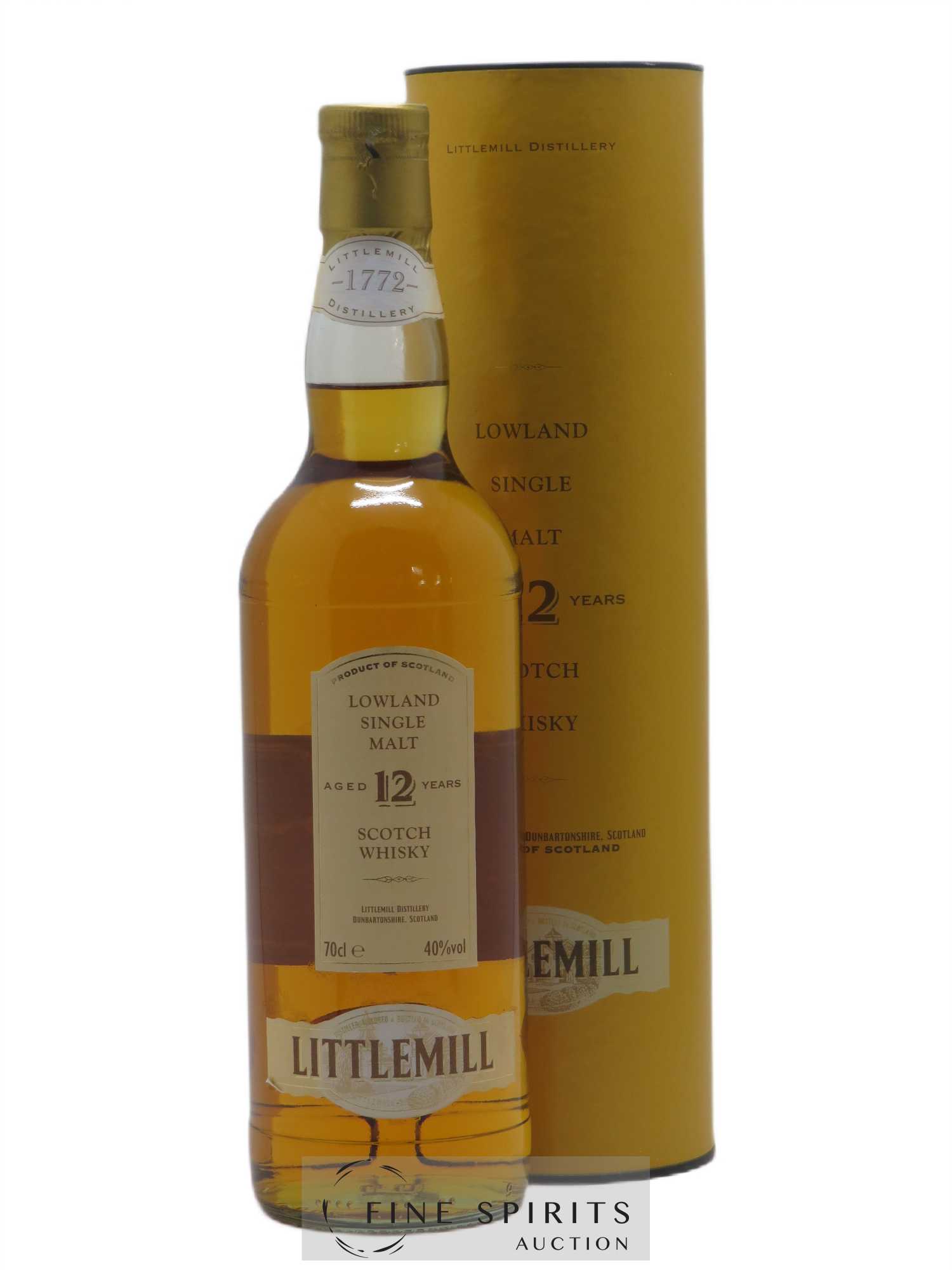 Littlemill 12 years Of. - Posten von 1 Flasche - 0