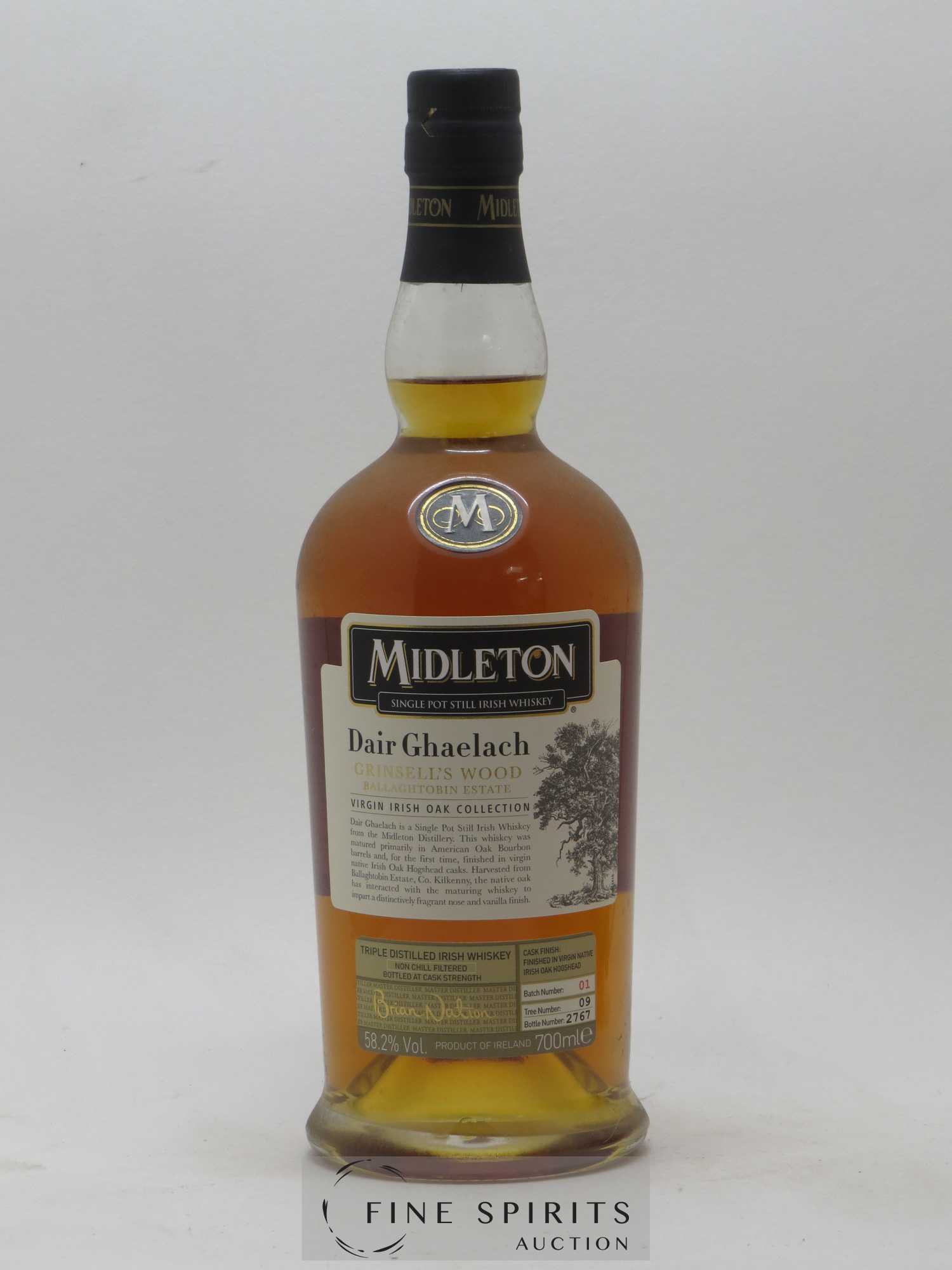 Midleton Of. Dair Ghaelach Ginsell's Wood Batch n°1 - Tree n° 09 - Lot de 1 bouteille - 1