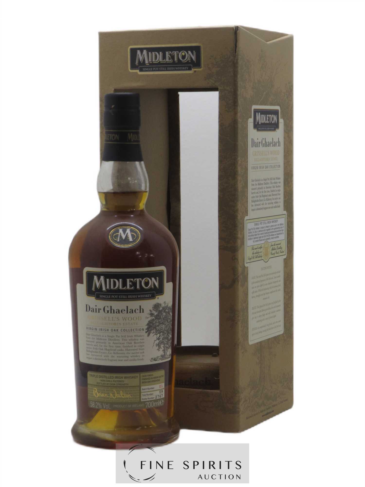 Midleton Of. Dair Ghaelach Ginsell's Wood Batch n°1 - Tree n° 09 - Lot de 1 bouteille - 0