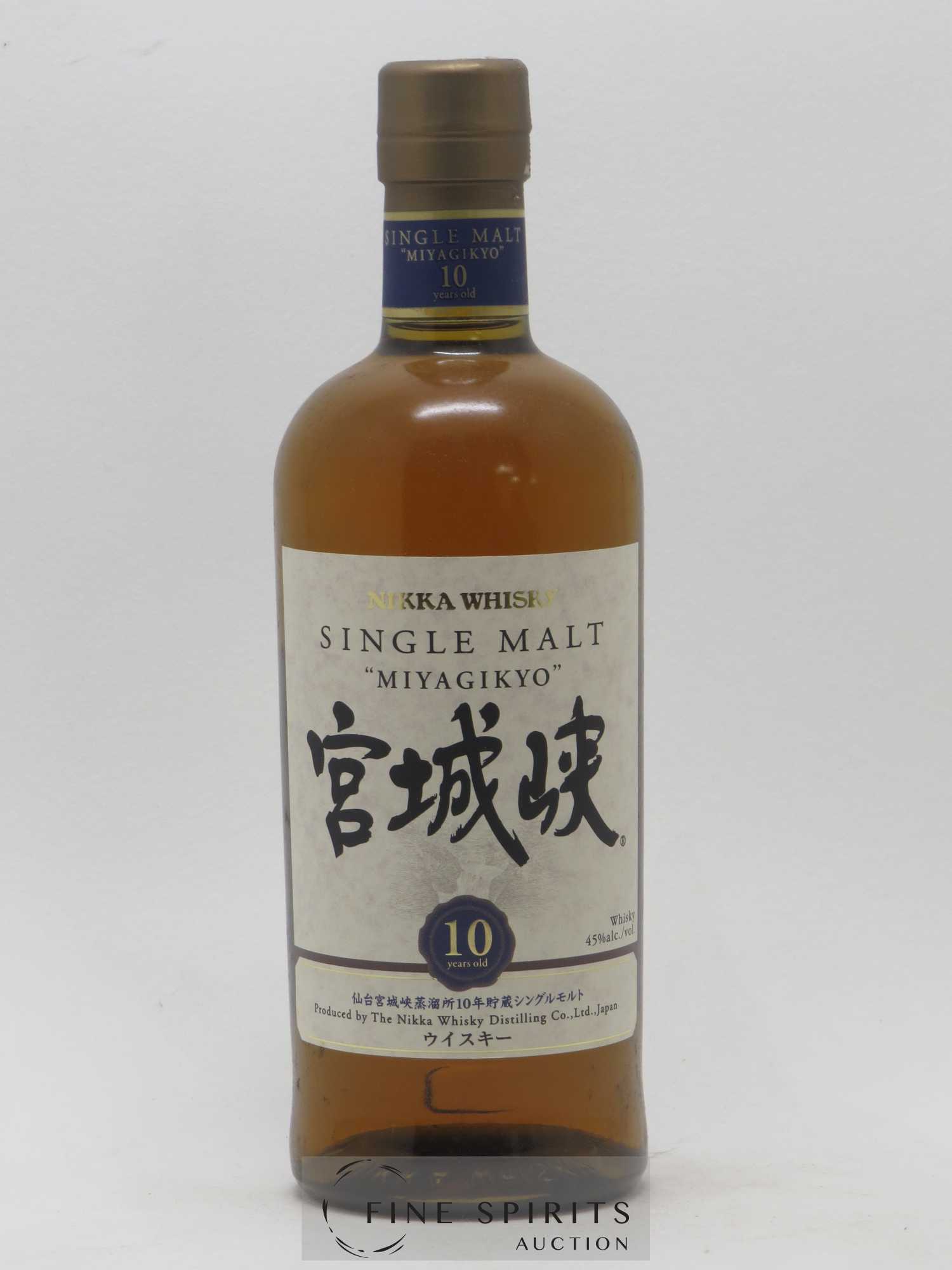 Miyagikyo 10 years Of. Nikka Whisky - Lot de 1 bouteille - 1
