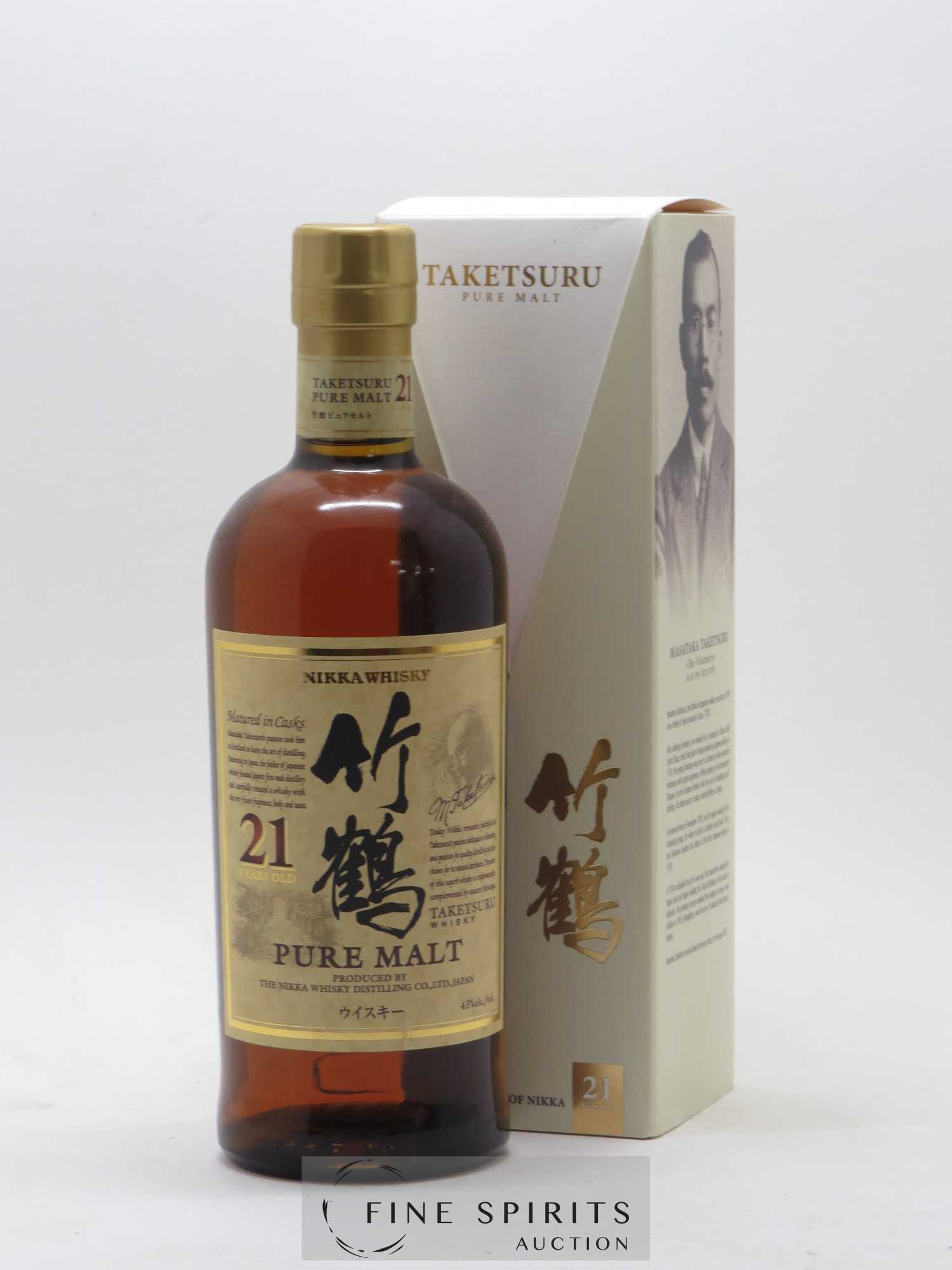 Taketsuru 21 years Of. Pure Malt Nikka Whisky - Lot de 1 bouteille - 0