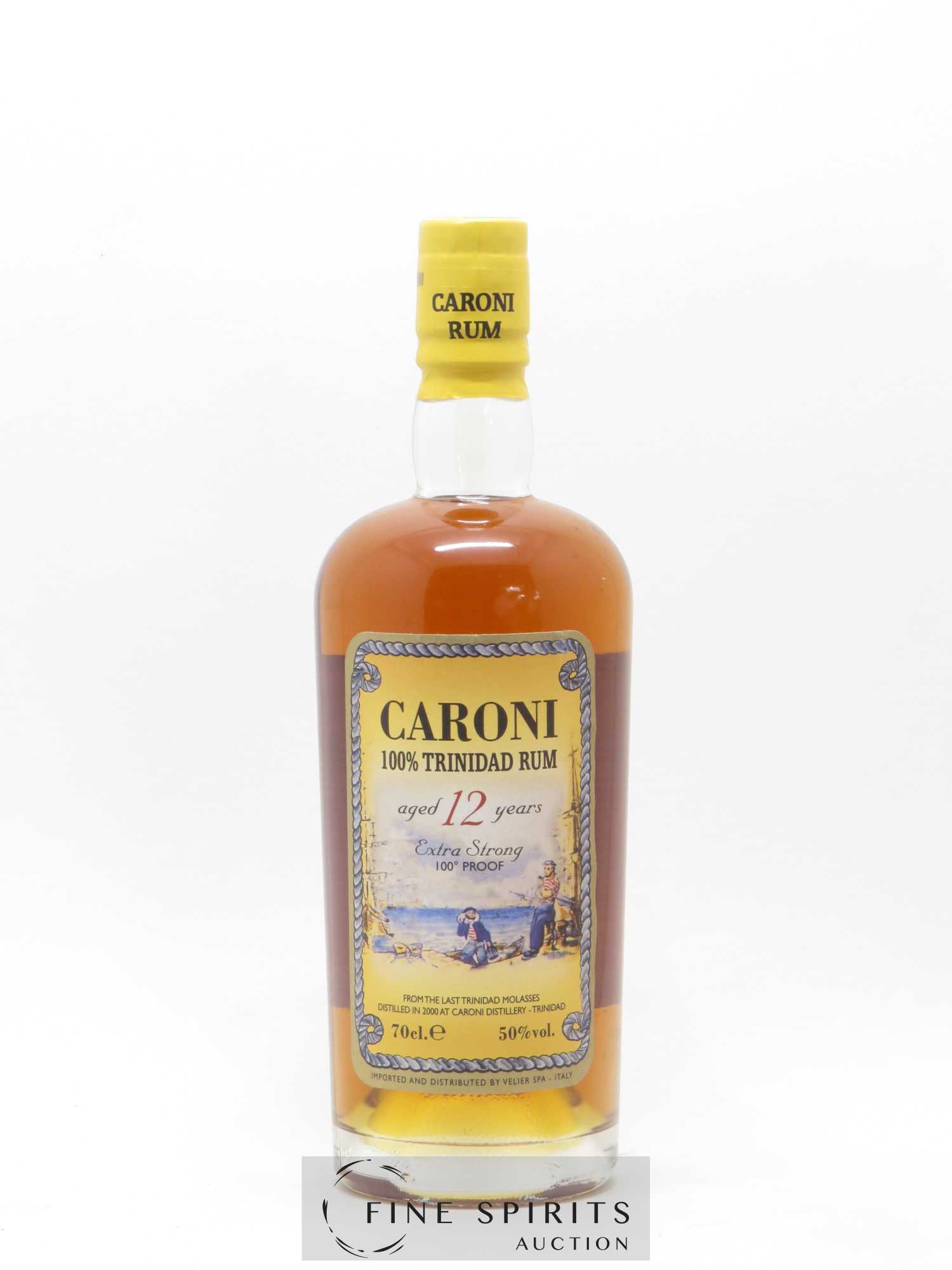 Caroni 12 years 2000 Velier 100° Proof bottled 2012 Extra Strong - Lot de 1 bouteille - 1