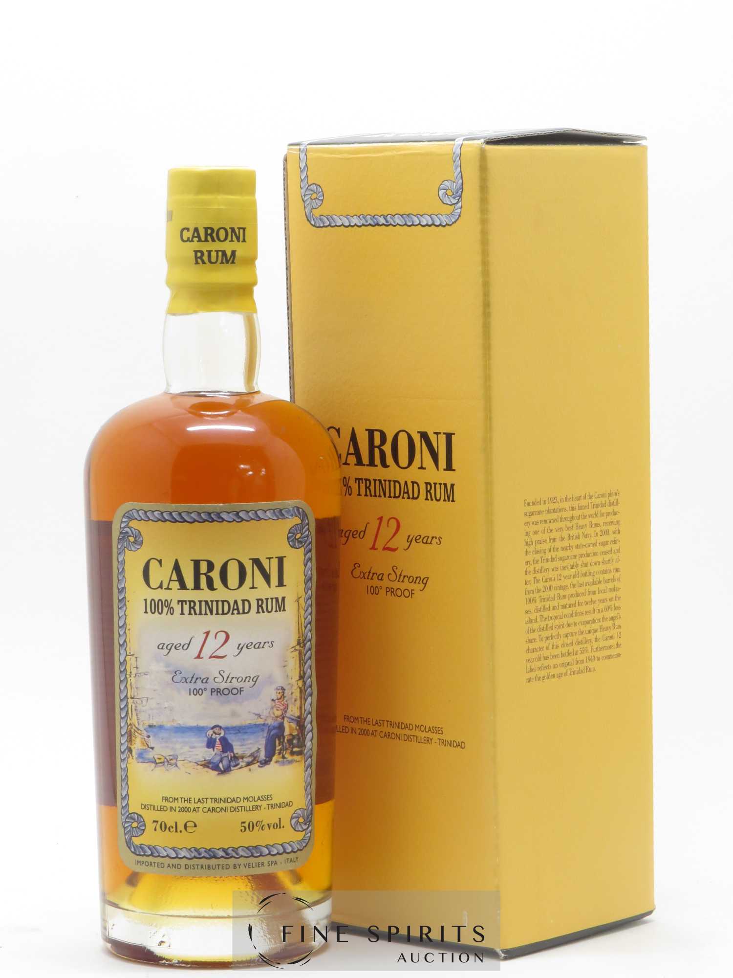 Caroni 12 years 2000 Velier 100° Proof bottled 2012 Extra Strong - Lot de 1 bouteille - 0