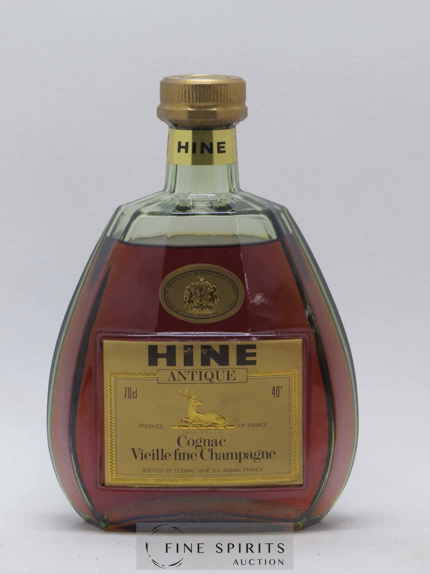 Hine Of. Antique Vieille Fine Champagne - Lot de 1 bouteille - 1