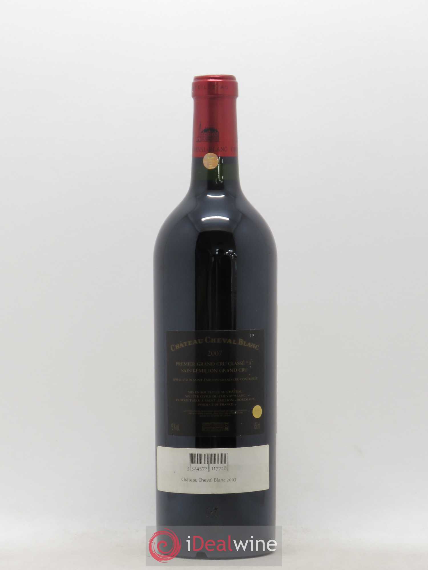 Château Cheval Blanc 1er Grand Cru Classé A 2007 - Lot de 1 bouteille - 1