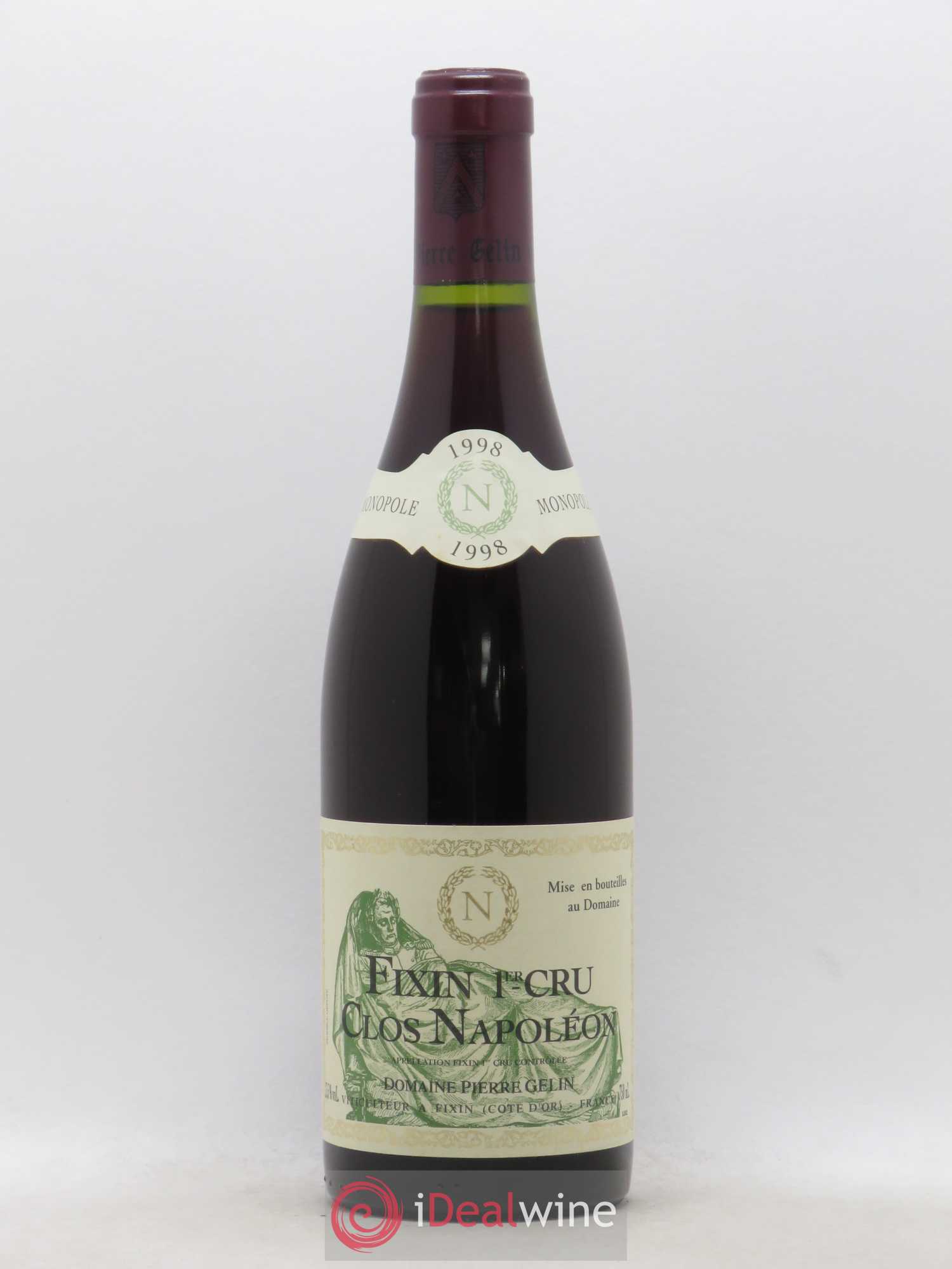 Fixin 1er Cru Clos Napoleon Domaine Pierre Gelin 1998 - Posten von 1 Flasche - 0