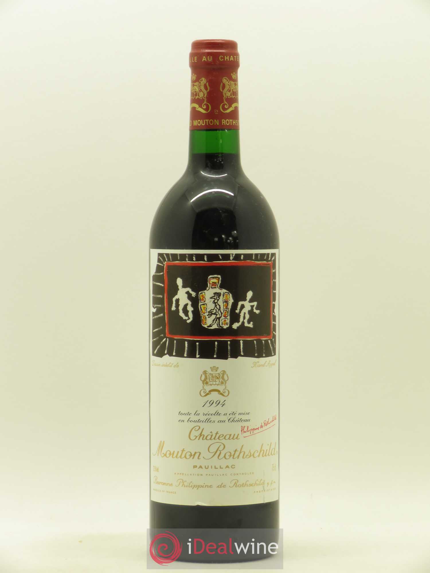 Château Mouton Rothschild 1er Grand Cru Classé 1994 - Lot de 1 bouteille - 0