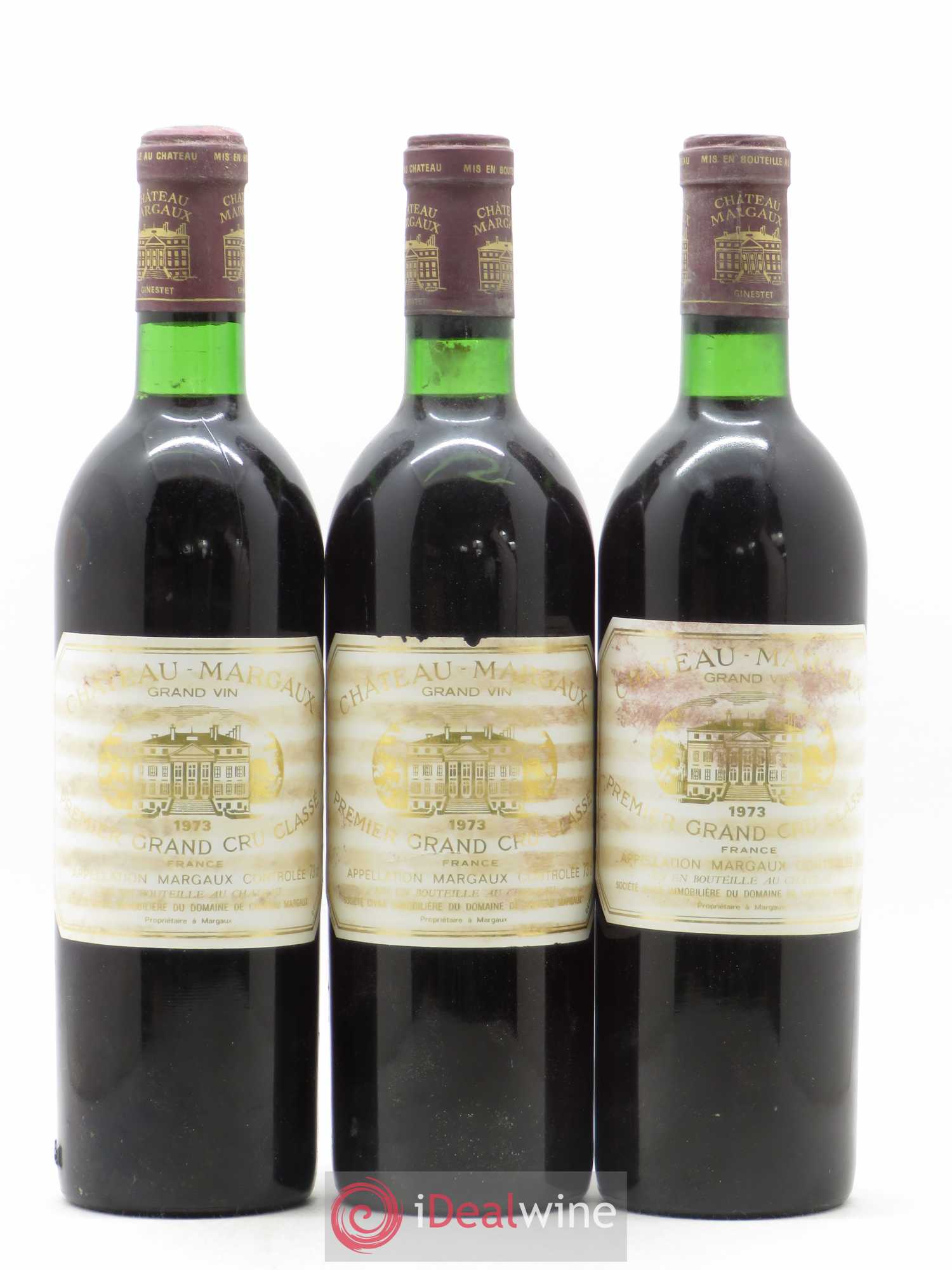 Château Margaux 1er Grand Cru Classé 1973 - Lot de 6 bouteilles - 2