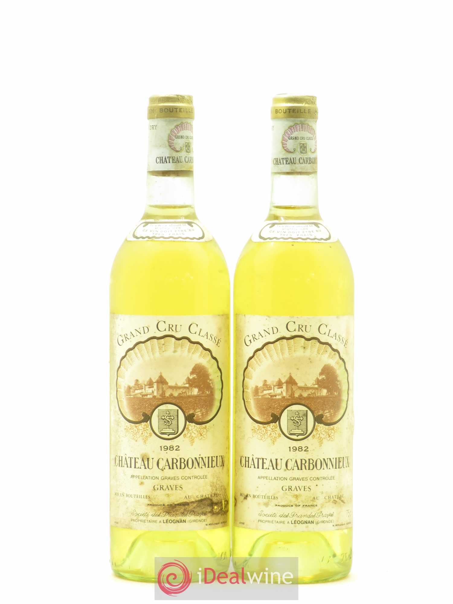 Château Carbonnieux Cru Classé de Graves 1982 - Posten von 2 Flaschen - 0