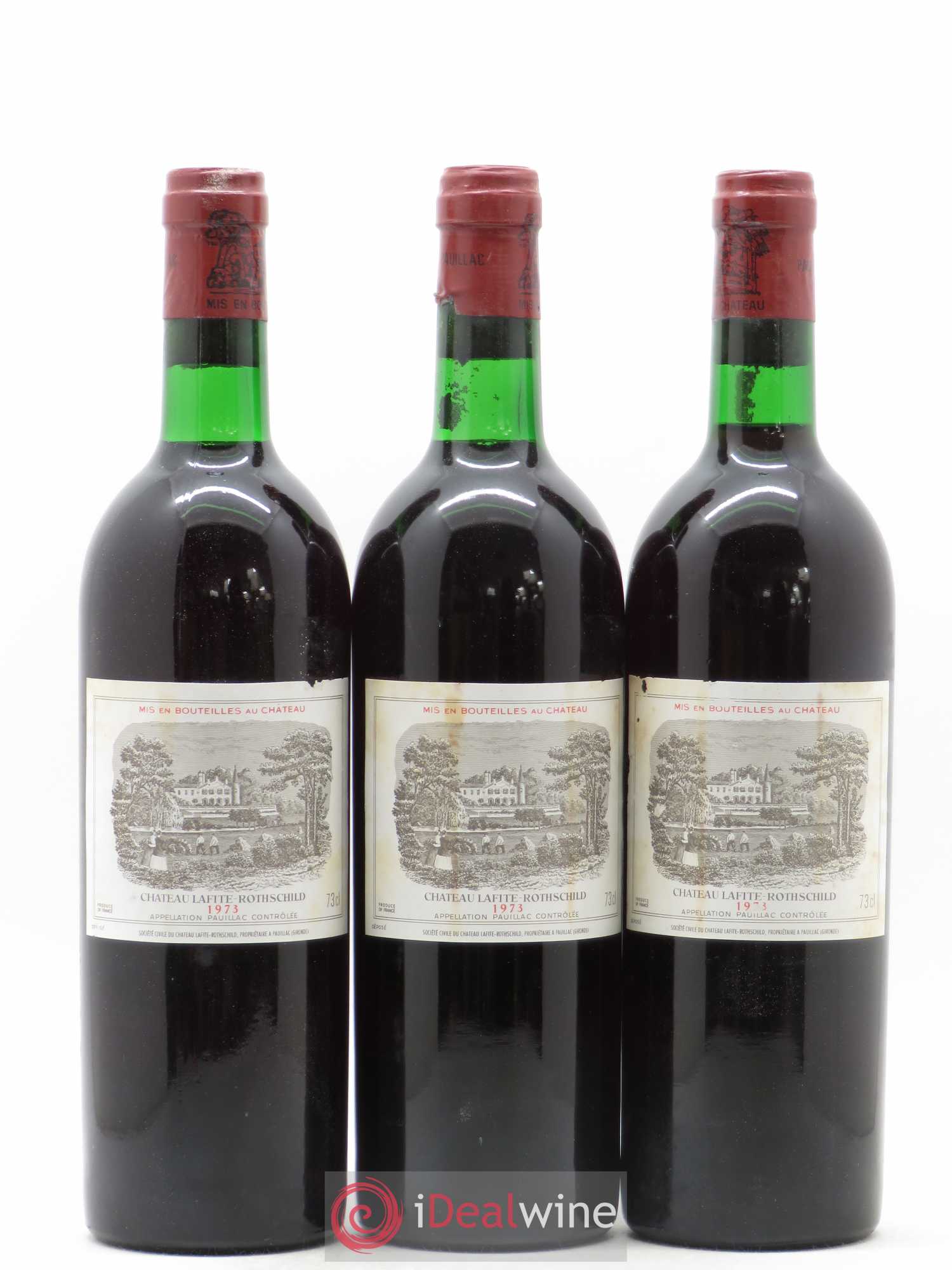 Château Lafite Rothschild 1er Grand Cru Classé 1973 - Lot de 6 bouteilles - 2