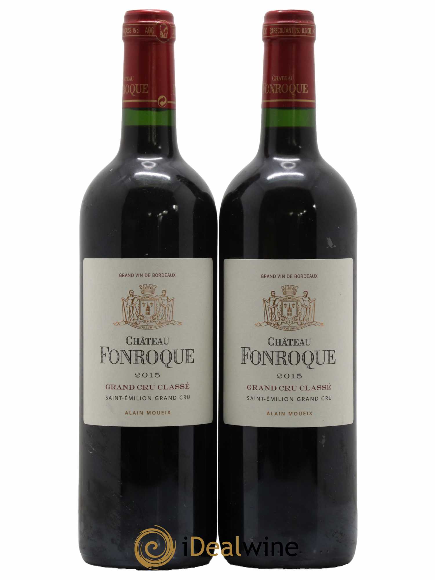 Château Fonroque Grand Cru Classé 2015 - Lot de 2 bouteilles - 0