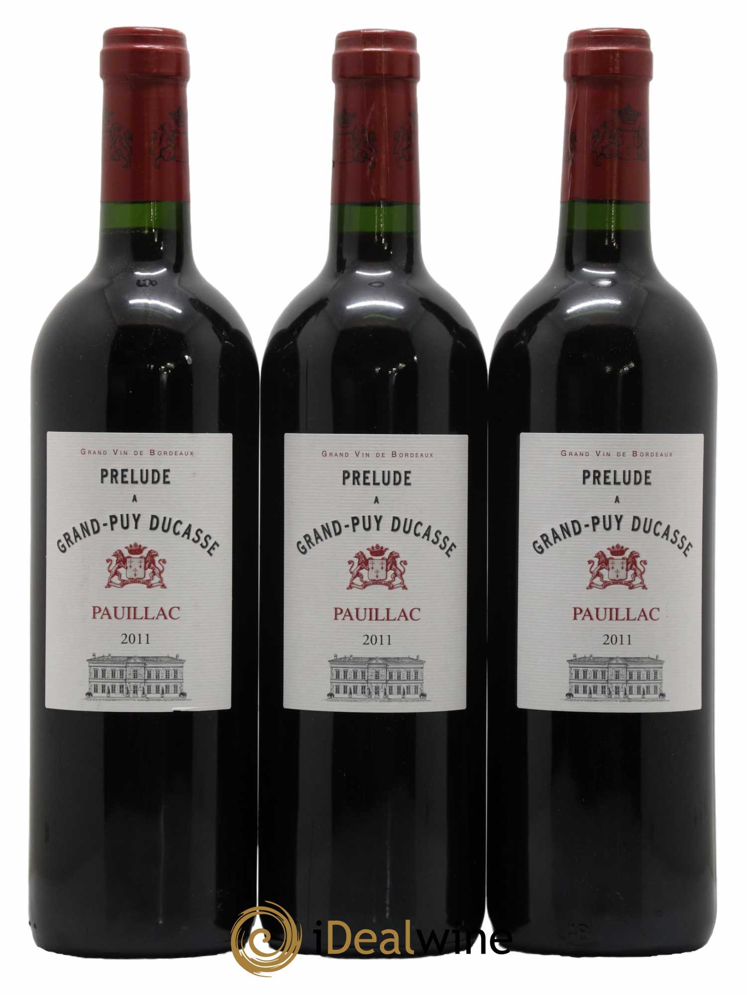 Prélude à Grand Puy Ducasse Second Vin 2011 - Lot de 3 bouteilles - 0