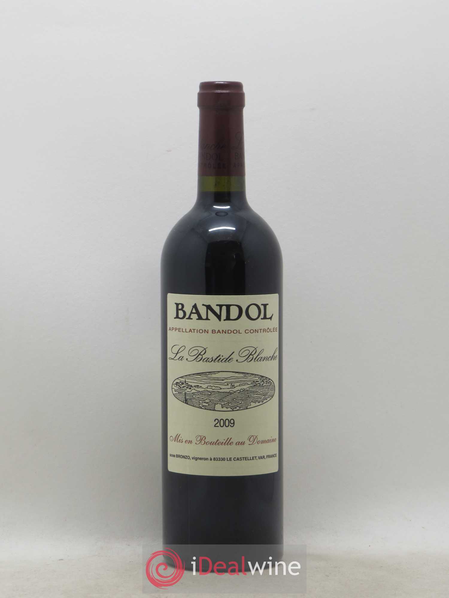 Bandol La Bastide Blanche 2009 - Posten von 1 Flasche - 0