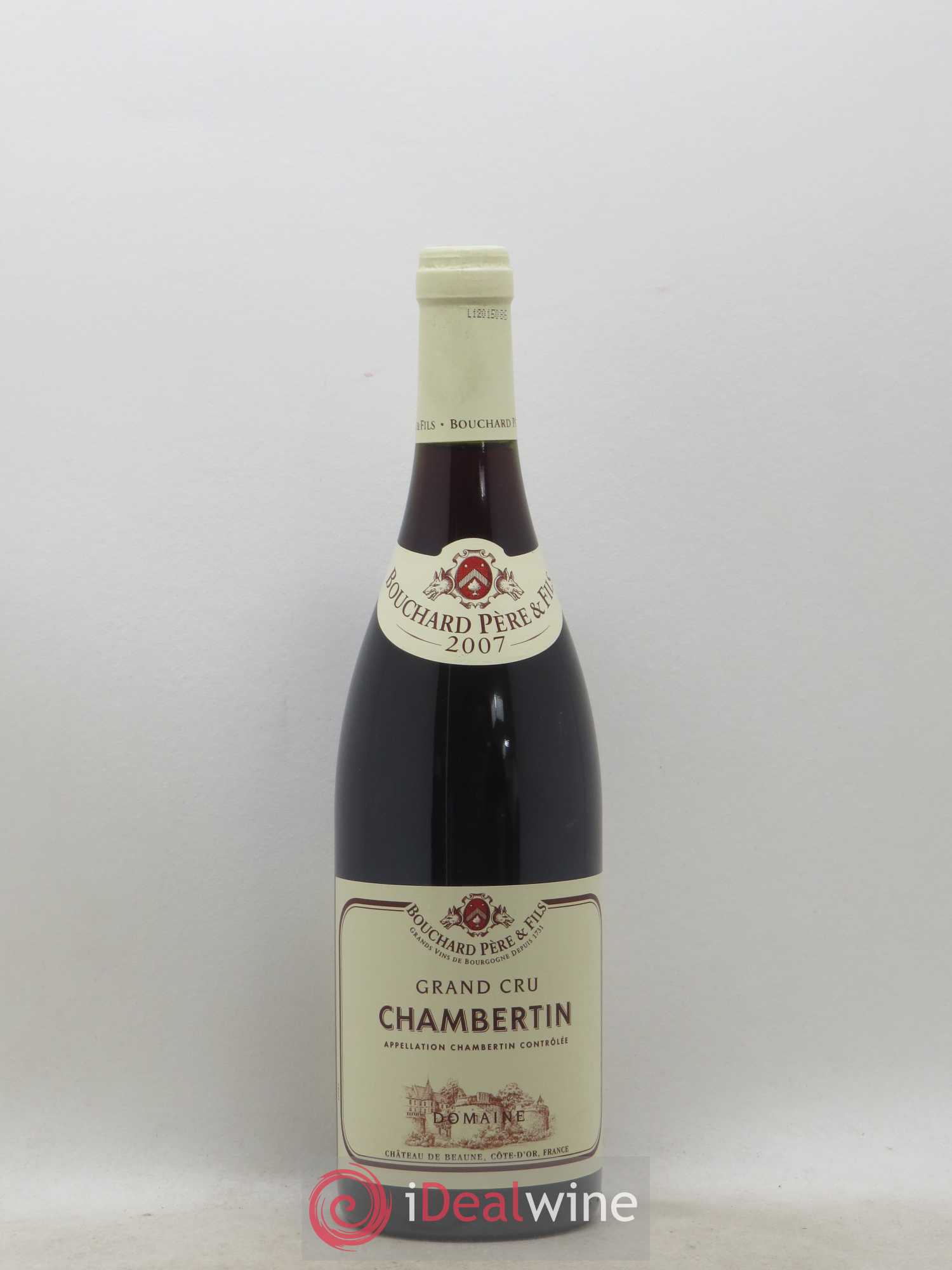 Chambertin Grand Cru Bouchard Père & Fils 2007 - Lot de 1 bouteille - 0