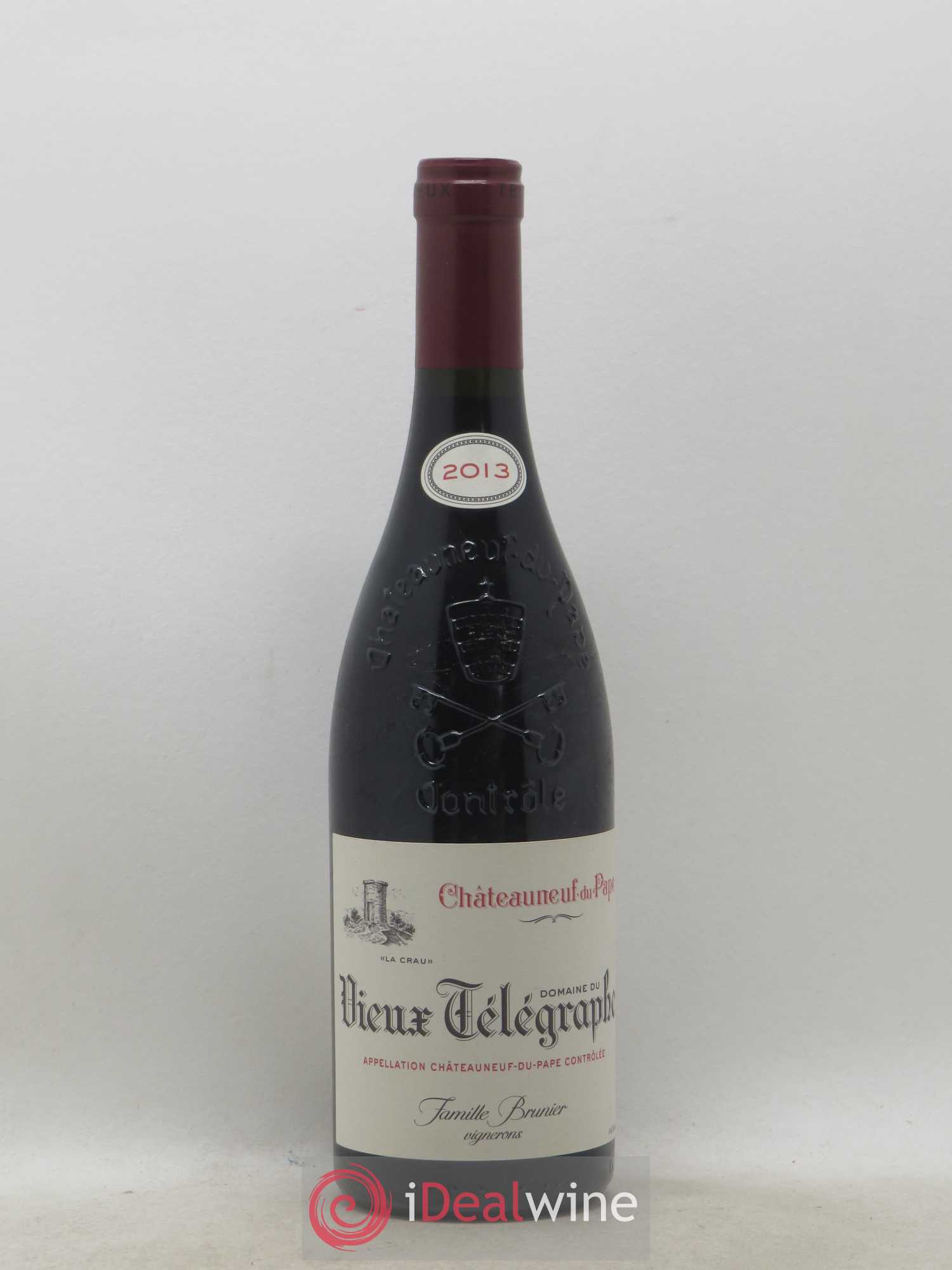Châteauneuf-du-Pape Vieux Télégraphe (Domaine du) Vignobles Brunier 2013 - Lotto di 1 bottiglia - 0