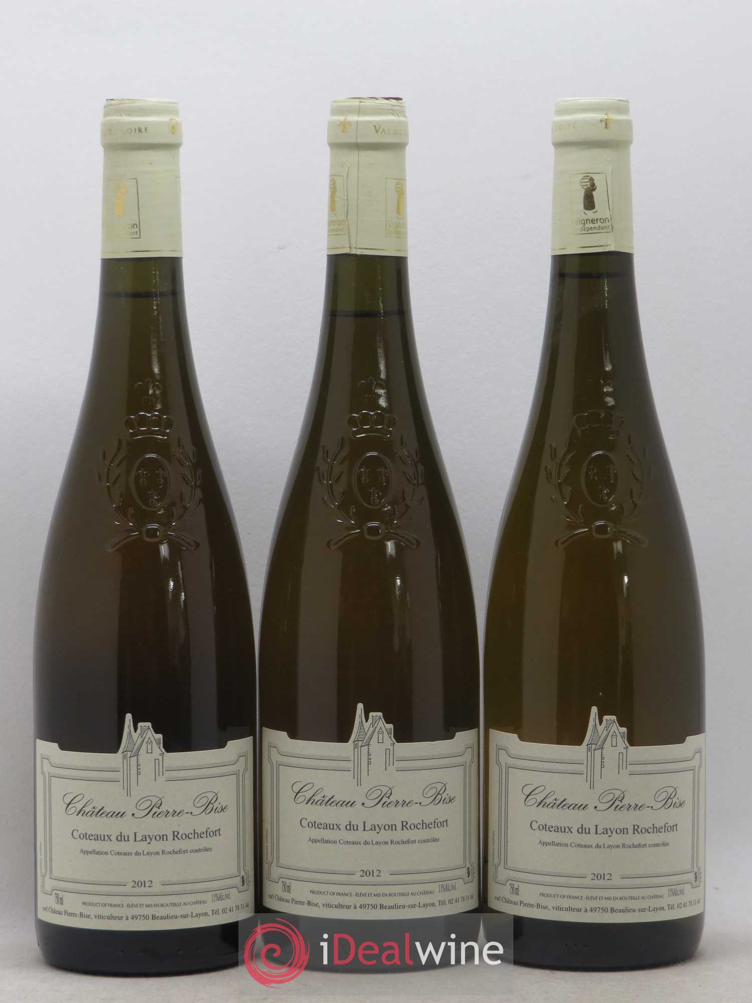 Coteaux du Layon Rochefort Château Pierre Bise 2012 - Lotto di 3 bottiglie - 0