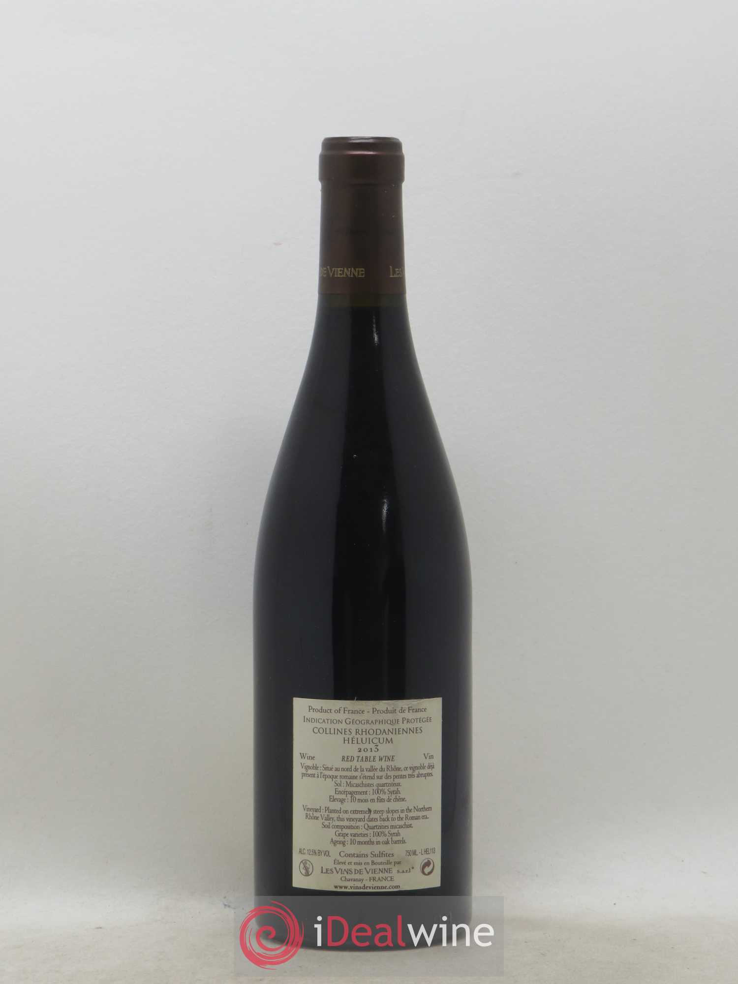 Collines Rhodaniennes Heluicum Les vins de Vienne 2013 - Posten von 1 Flasche - 1