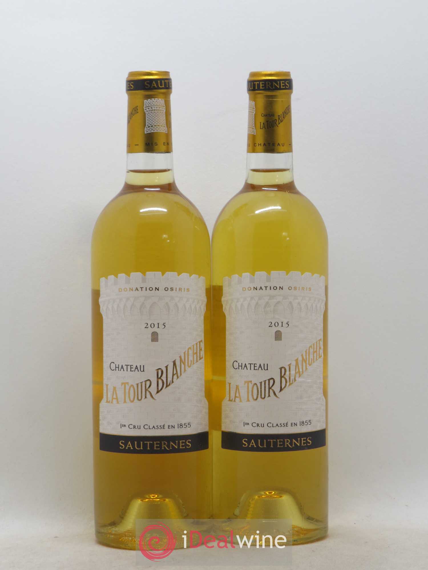 Château la Tour Blanche 1er Grand Cru Classé 2015 - Lotto di 2 bottiglie - 0