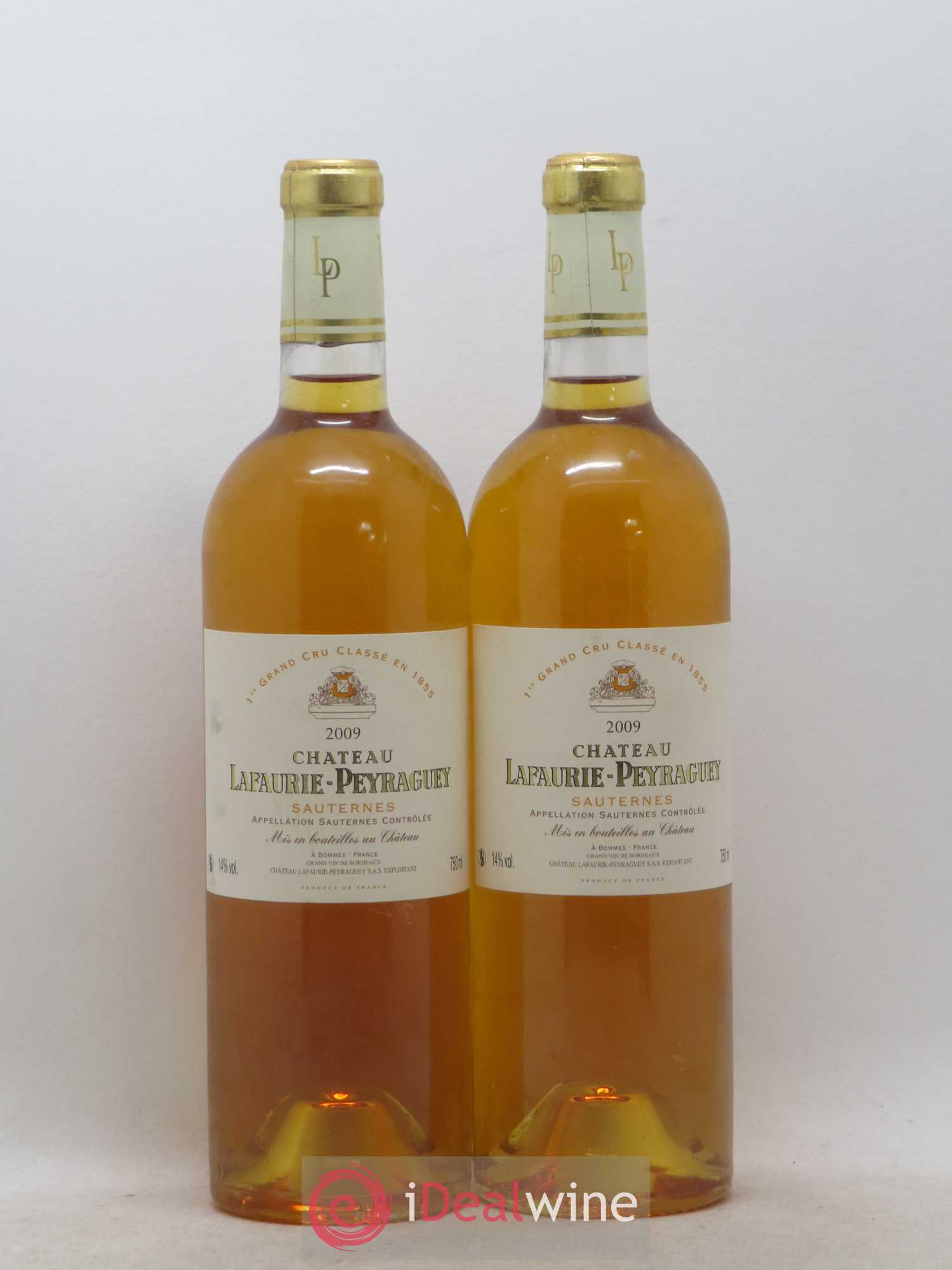 Château Lafaurie-Peyraguey 1er Grand Cru Classé 2009 - Lotto di 2 bottiglie - 0