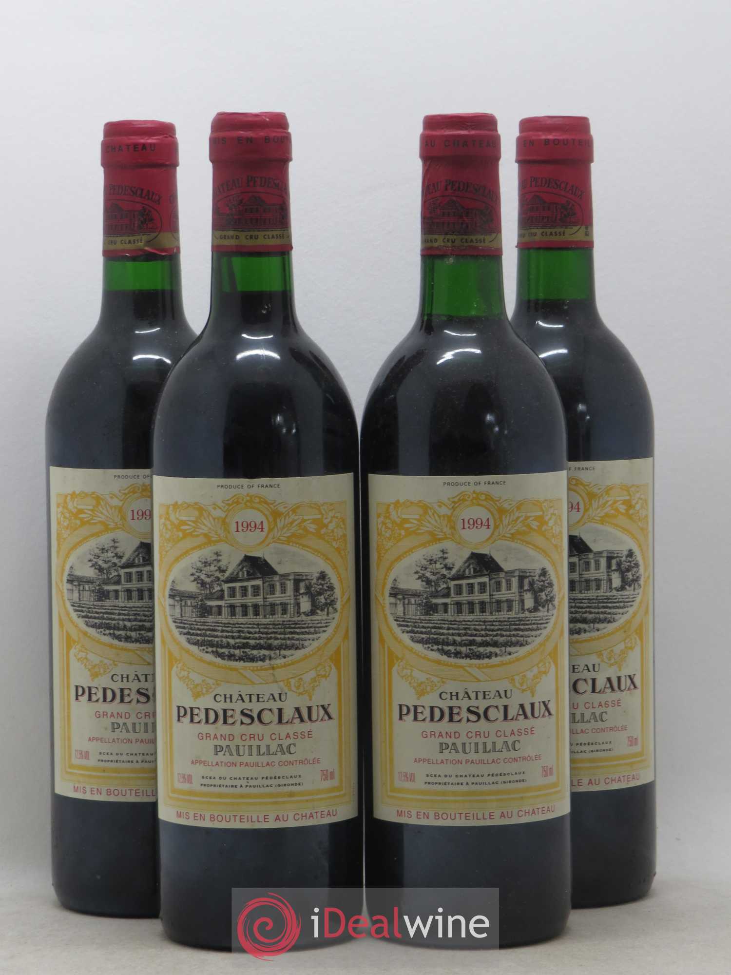Château Pedesclaux 5ème Grand Cru Classé 1994 - Lot de 4 bouteilles - 0