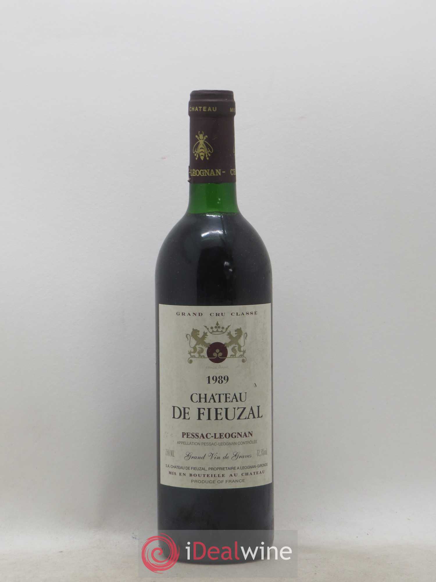 Château de Fieuzal Cru Classé de Graves 1989 - Lot de 1 bouteille - 0
