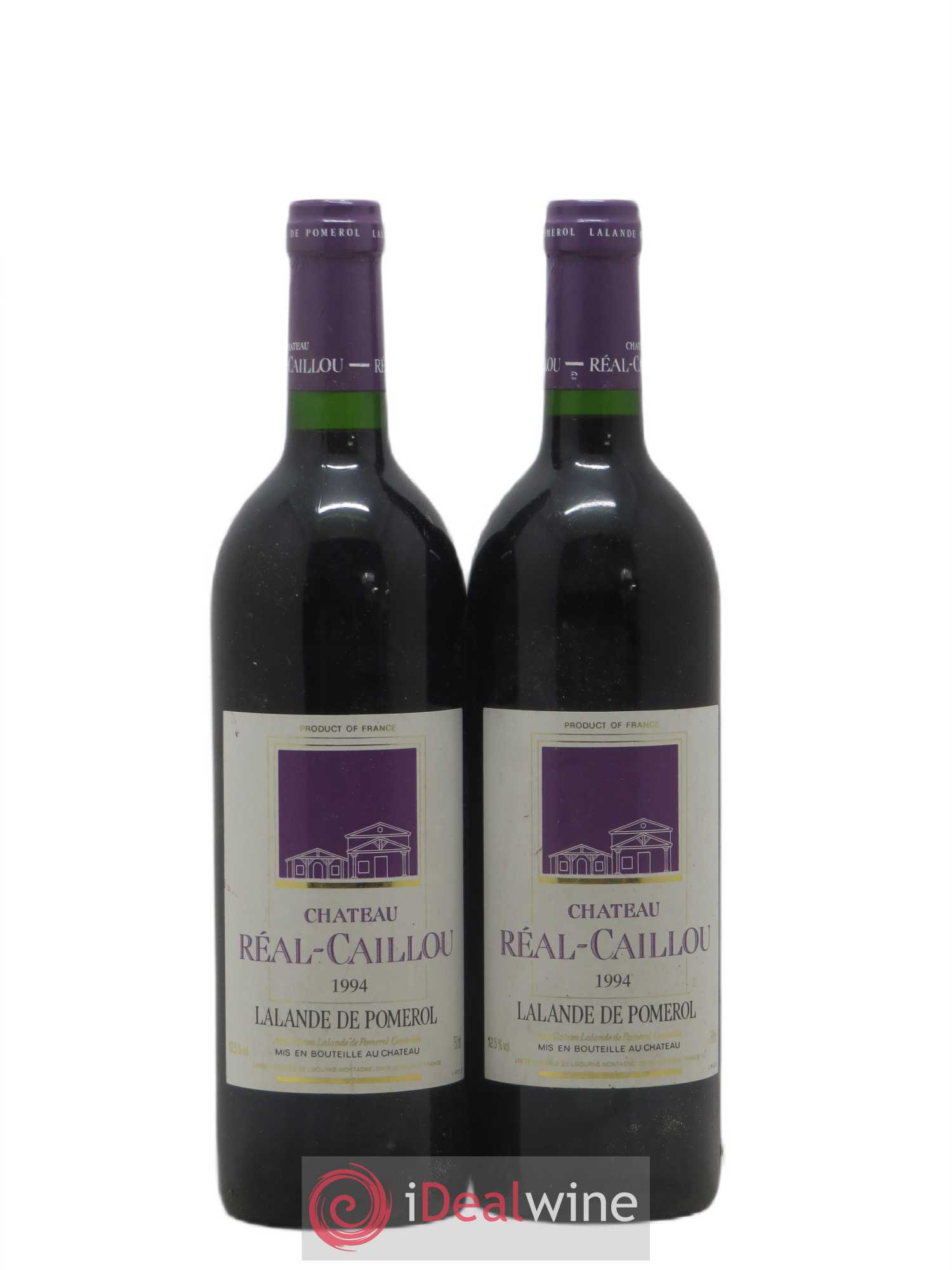 Lalande-de-Pomerol Château Real Caillou (sans prix de réserve) 1994 - Posten von 2 Flaschen - 0
