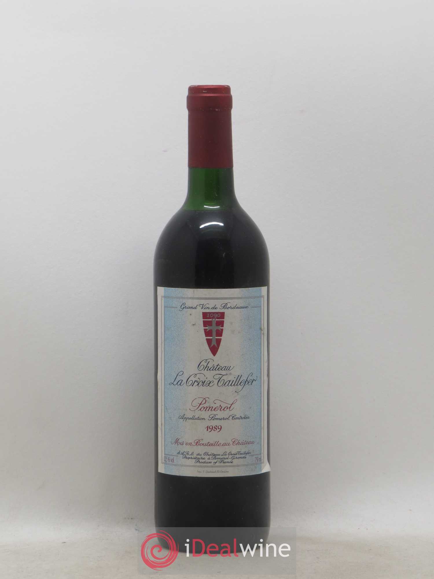 Château la Croix Taillefer 1989 - Lot de 1 bouteille - 0