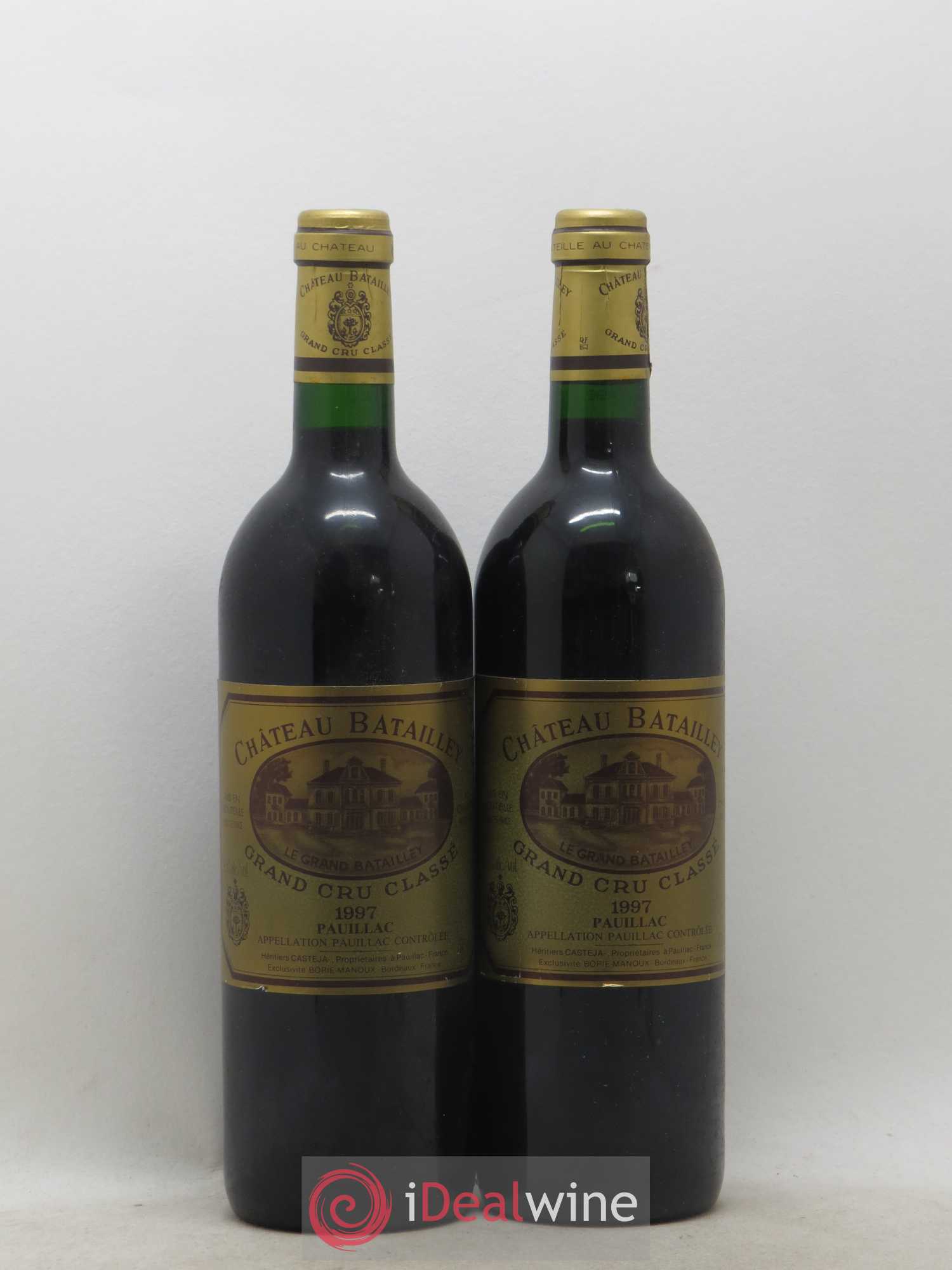 Château Batailley 5ème Grand Cru Classé 1997 - Lot de 2 bouteilles - 0