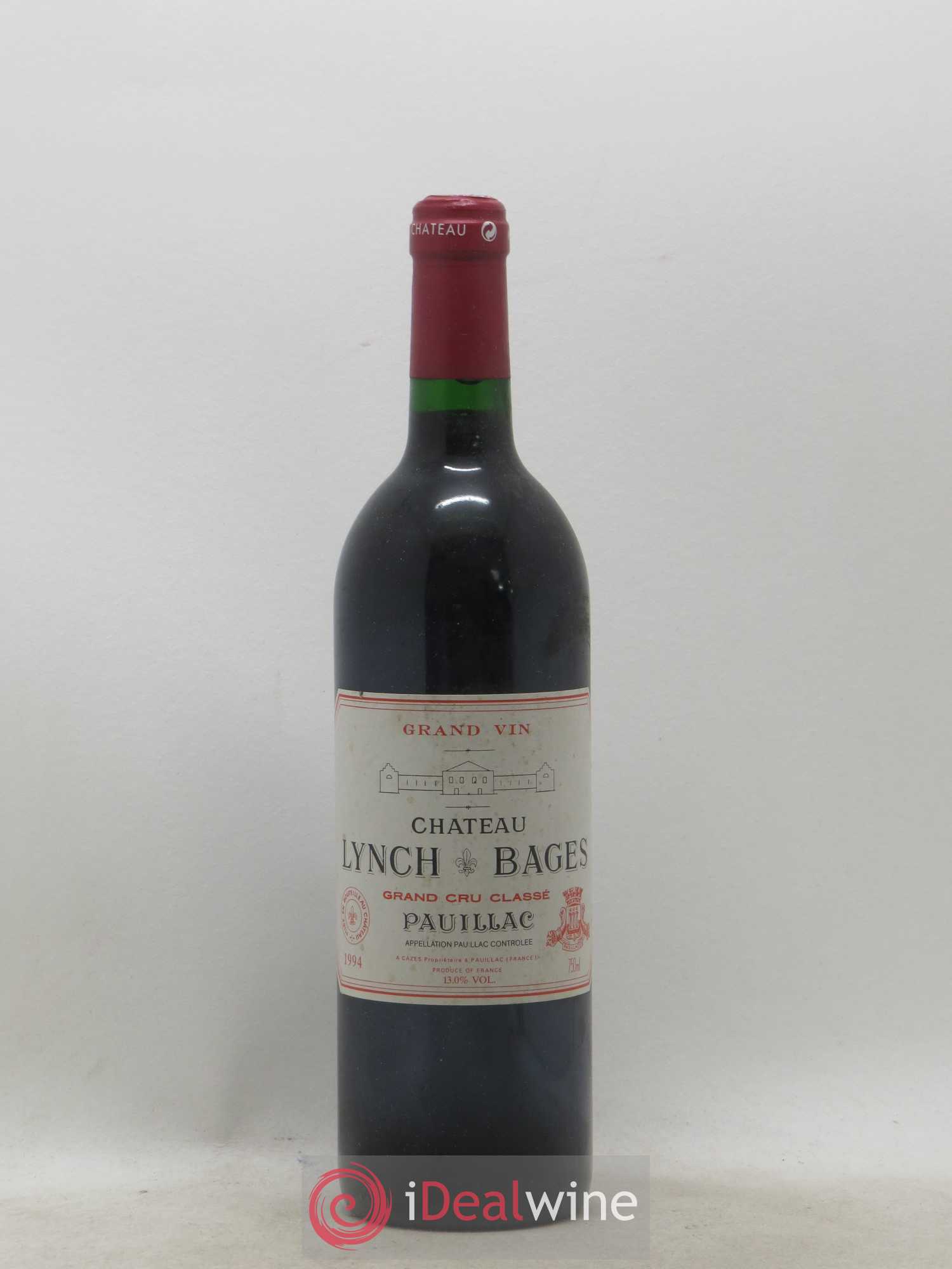 Château Lynch Bages 5ème Grand Cru Classé 1994 - Lot de 1 bouteille - 0