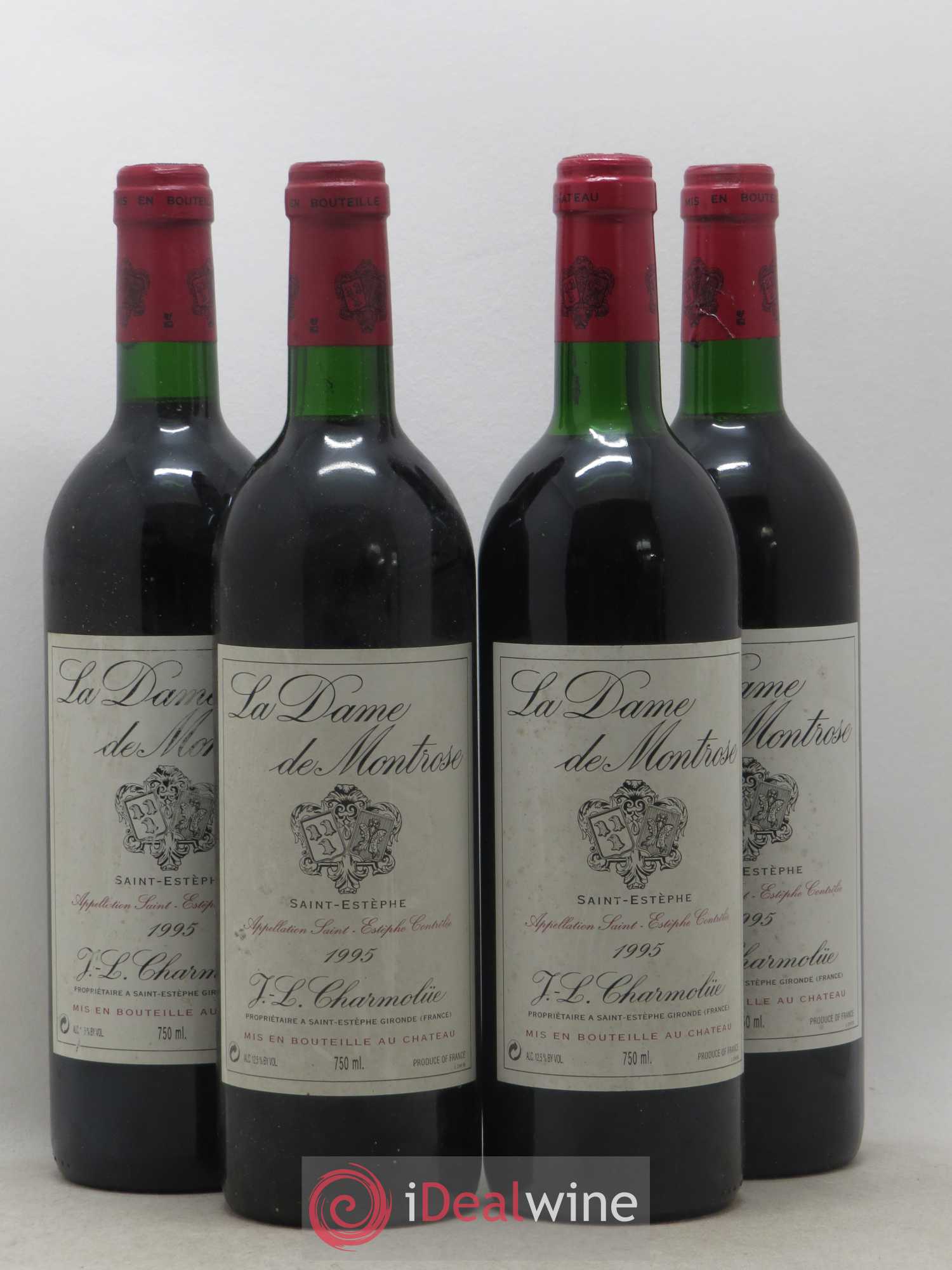 La Dame de Montrose Second Vin 1995 - Lot de 4 bouteilles - 0