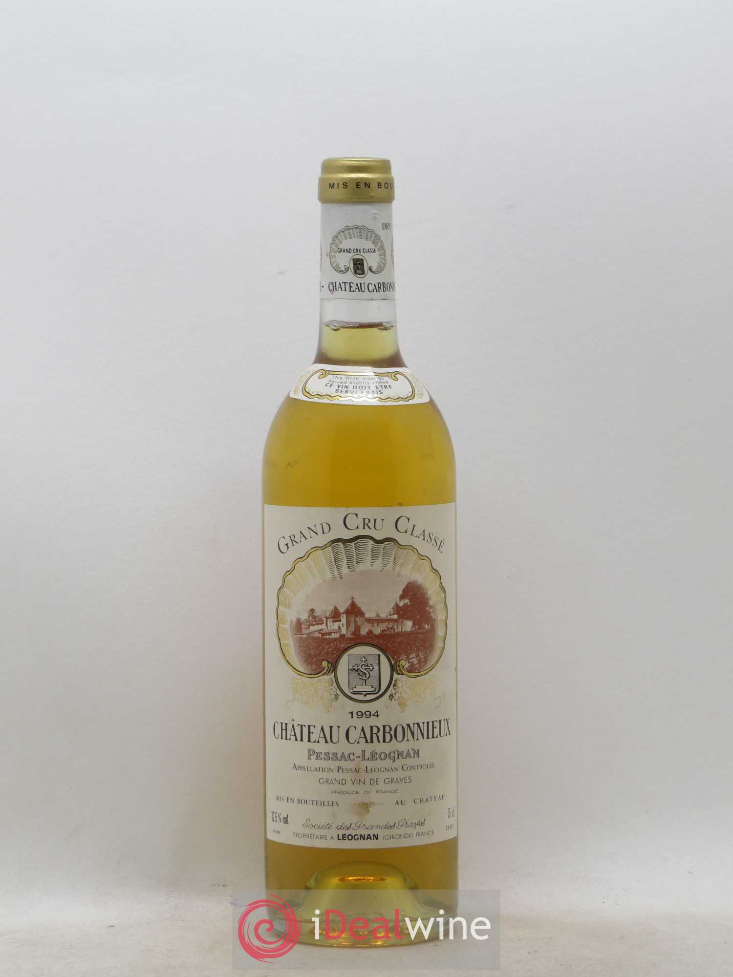 Château Carbonnieux Cru Classé de Graves 1994 - Lot de 1 bouteille - 0