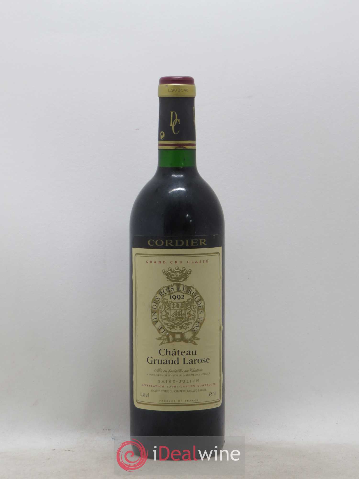 Château Gruaud Larose 2ème Grand Cru Classé 1992 - Lot de 1 bouteille - 0