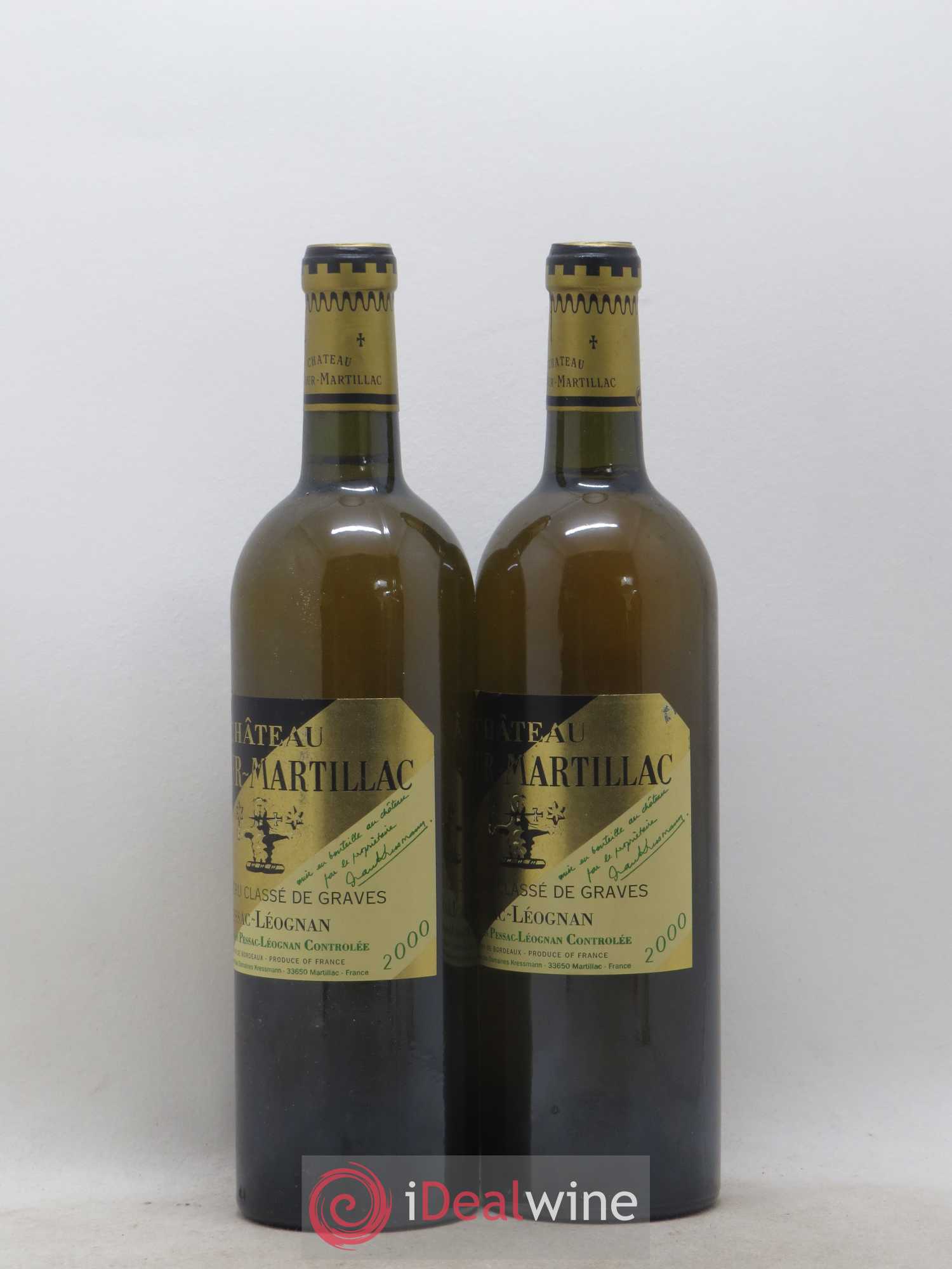 Château Latour-Martillac Cru Classé de Graves 2000 - Lot de 2 bouteilles - 1