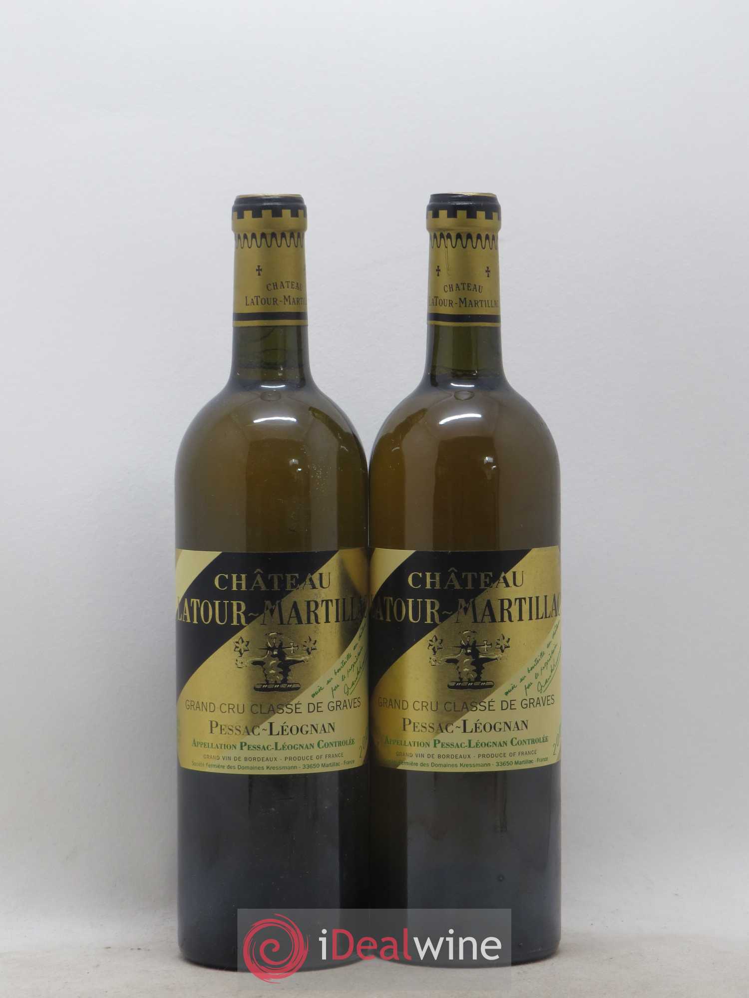 Château Latour-Martillac Cru Classé de Graves 2000 - Lot de 2 bouteilles - 0
