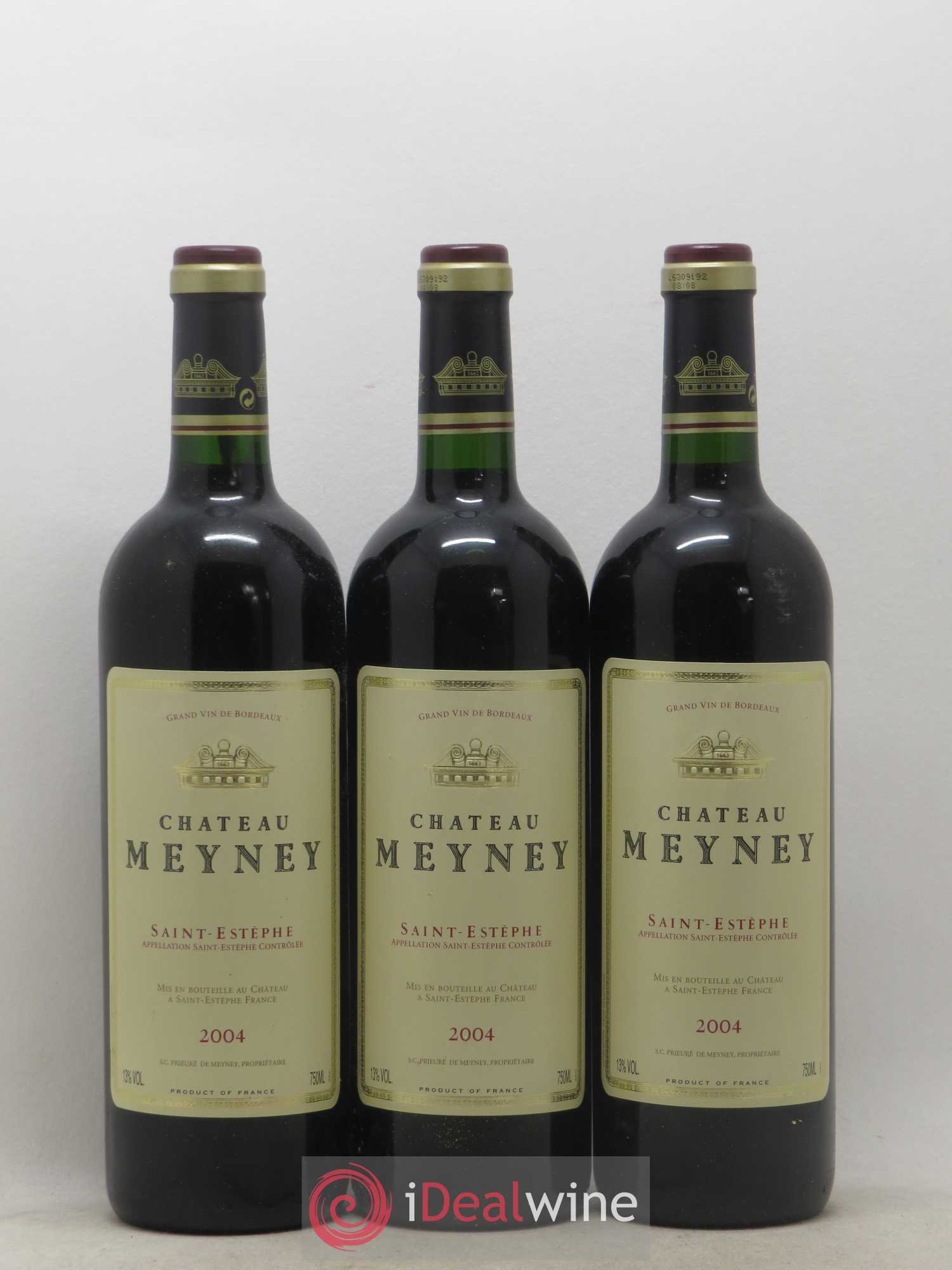 Château Meyney 2004 - Lot de 3 bouteilles - 0