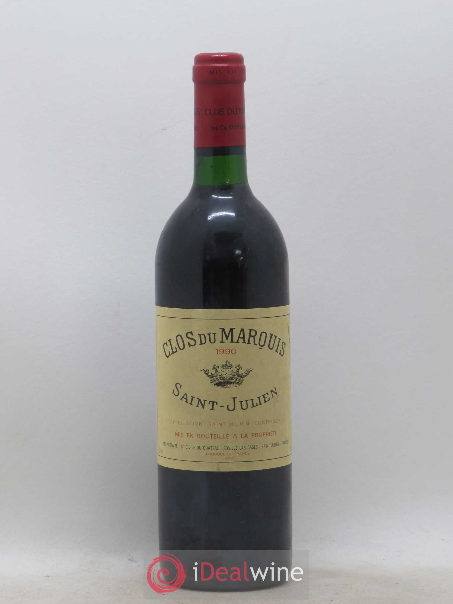Clos du Marquis 1990 - Lot de 1 bouteille - 0