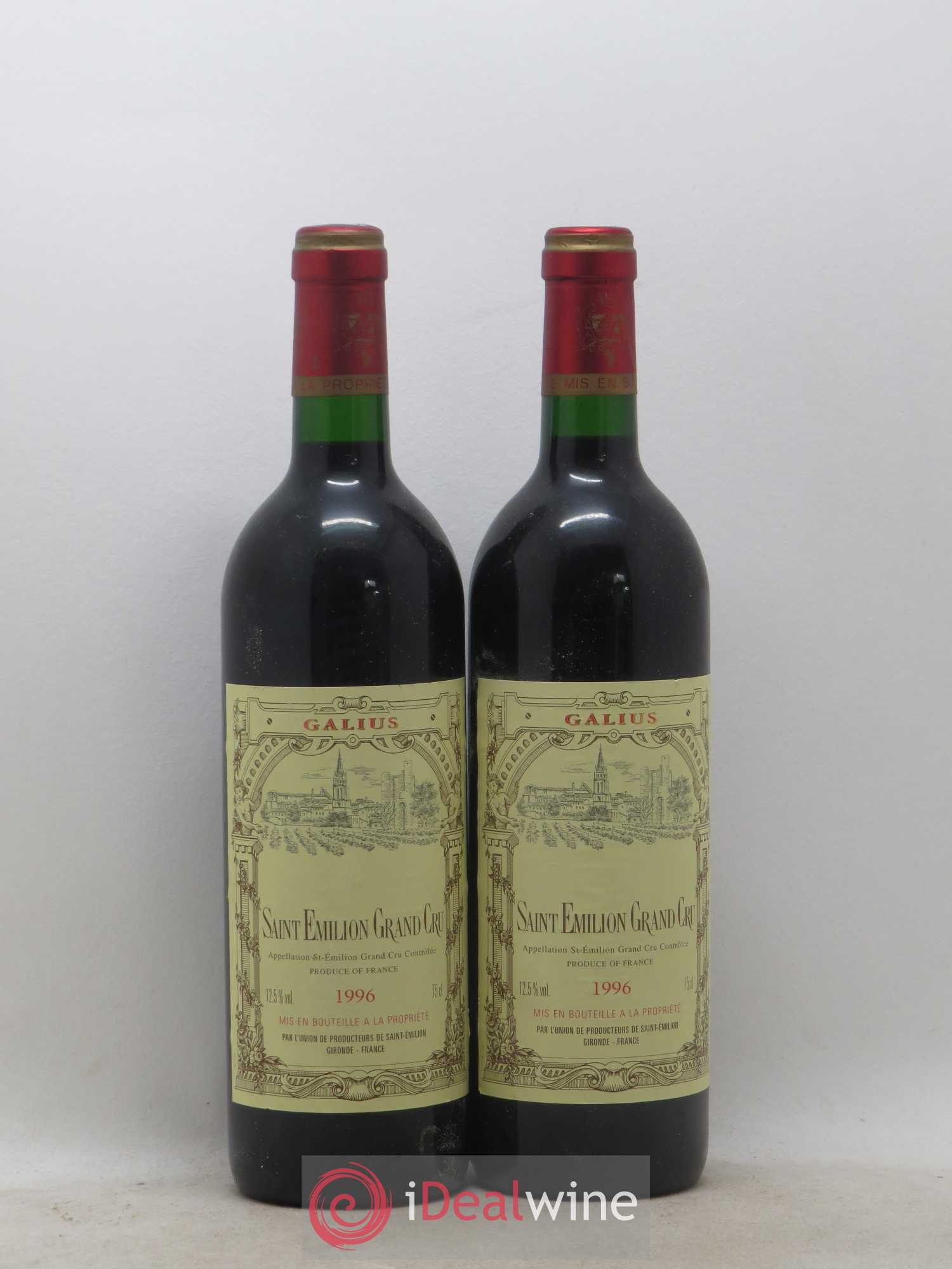 Château Galius 1996 - Lot de 2 bouteilles - 0