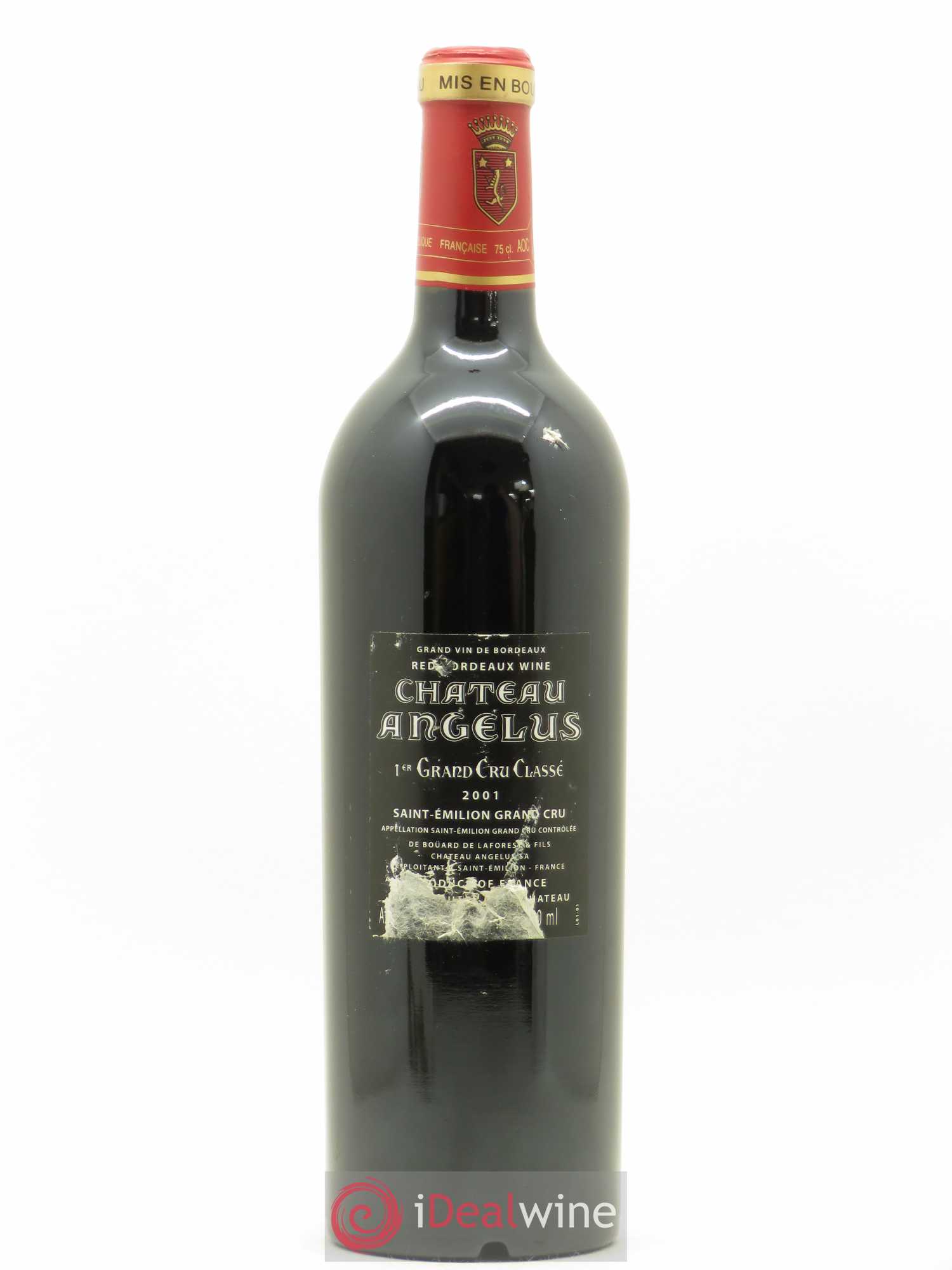 Château Angélus 1er Grand Cru Classé A 2001 - Lot de 1 bouteille - 1