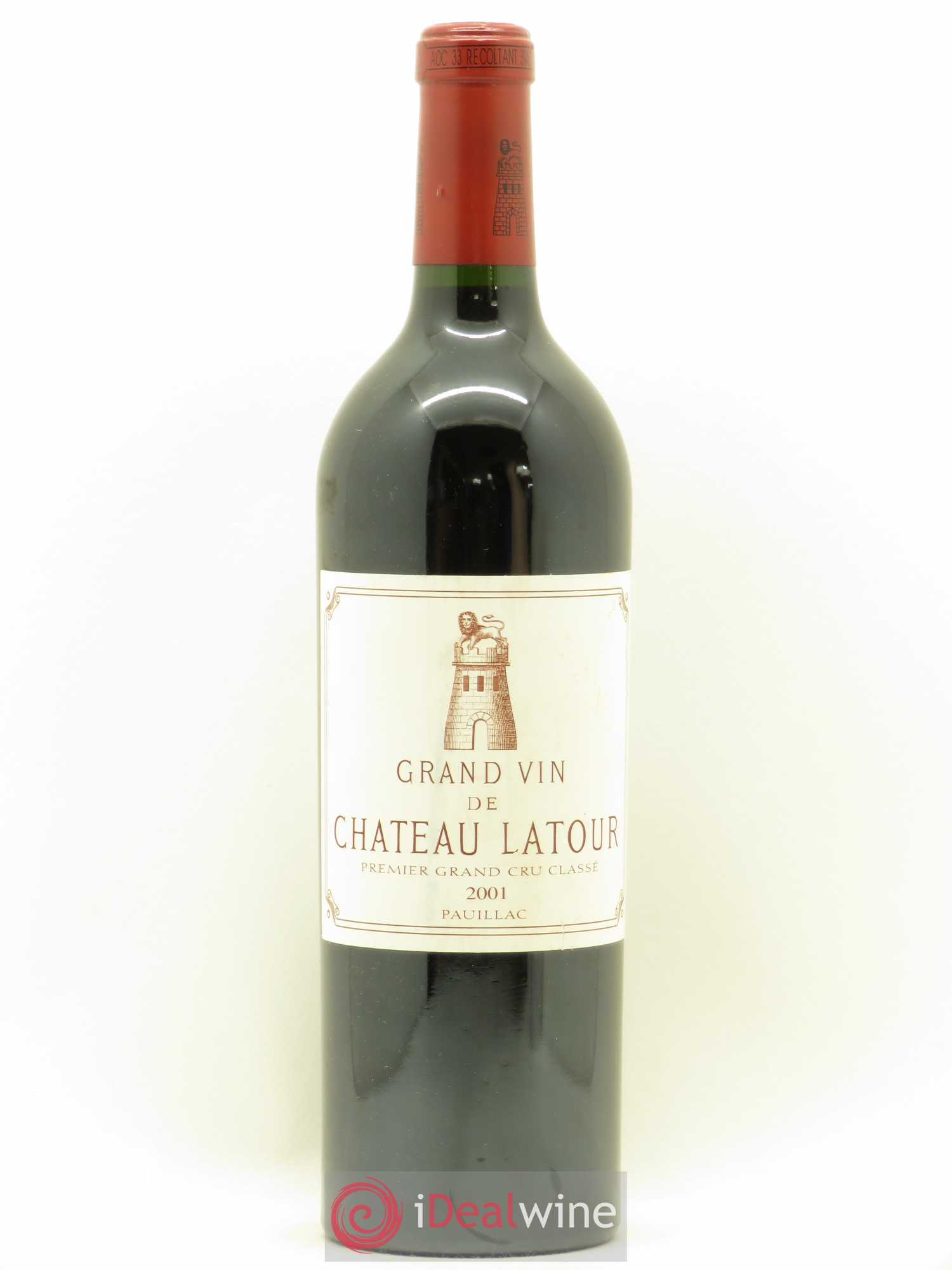 Château Latour 1er Grand Cru Classé 2001 - Lot de 1 bouteille - 0