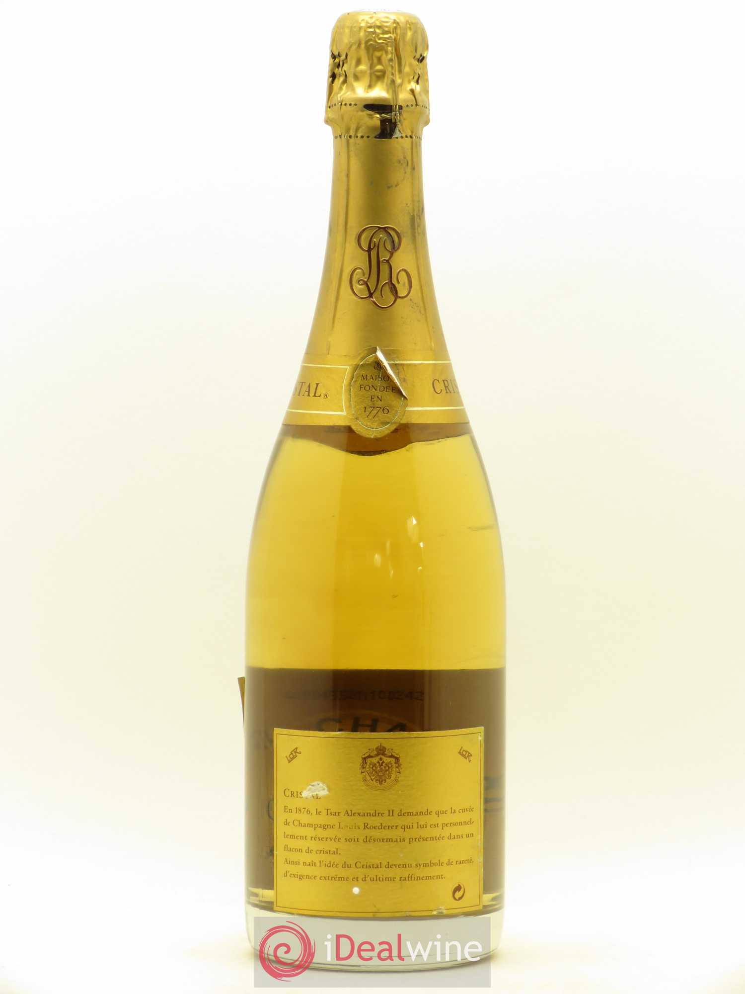 Cristal Louis Roederer 1995 - Lot de 1 bouteille - 1