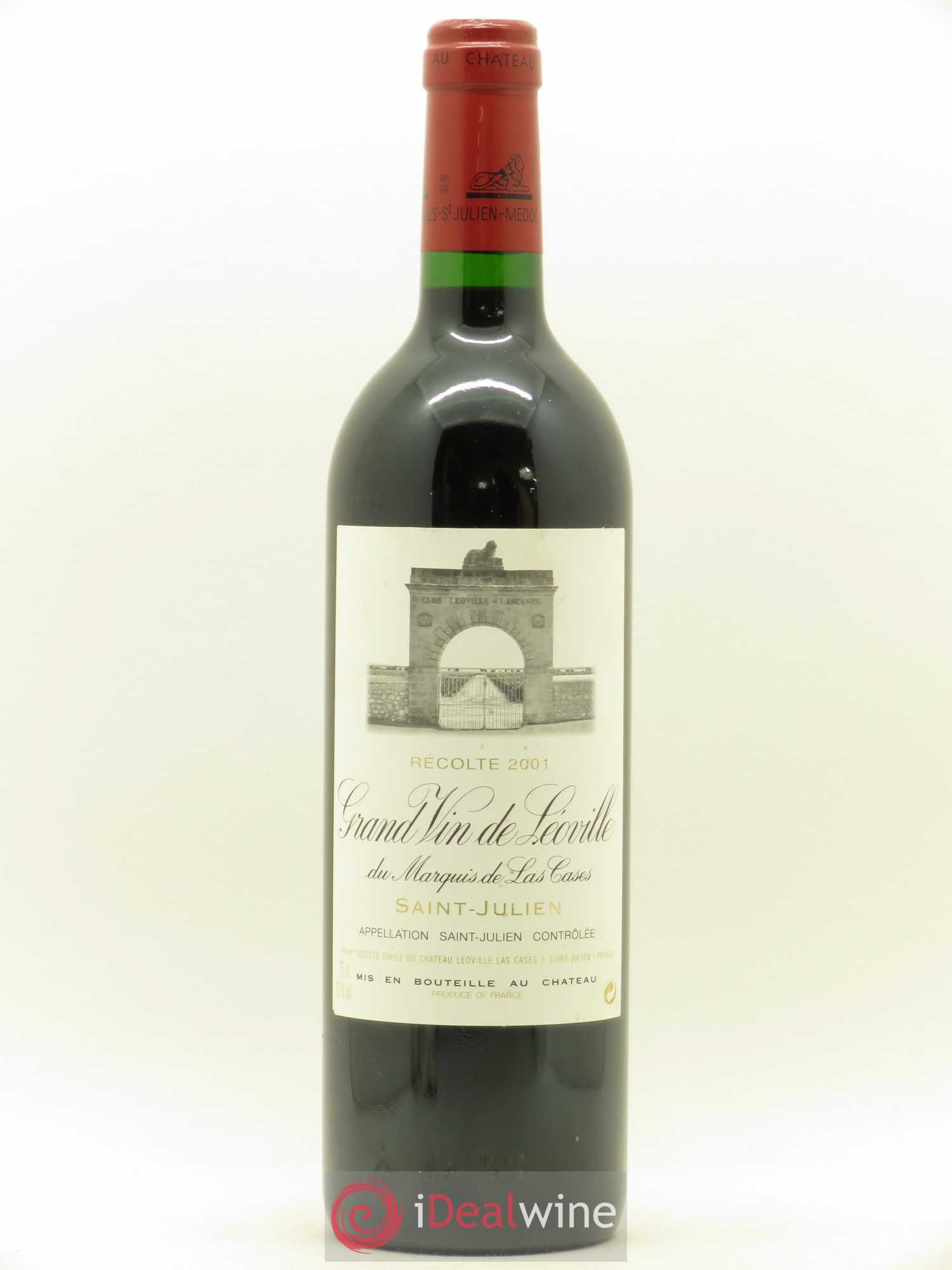 Château Léoville Las Cases 2ème Grand Cru Classé 2001 - Lot de 1 bouteille - 0