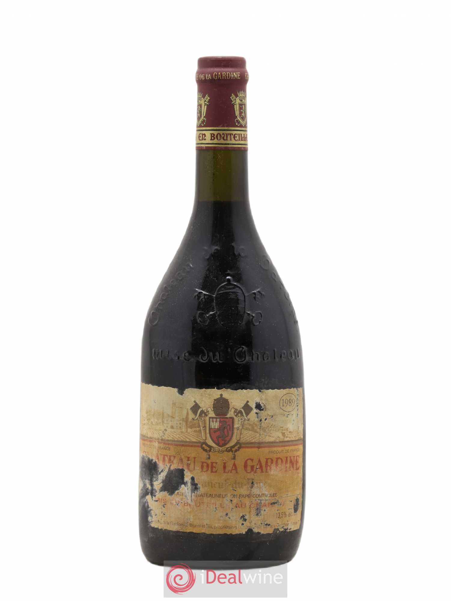 Châteauneuf-du-Pape Château de La Gardine Famille Brunel 1989 - Lot de 1 bouteille - 0