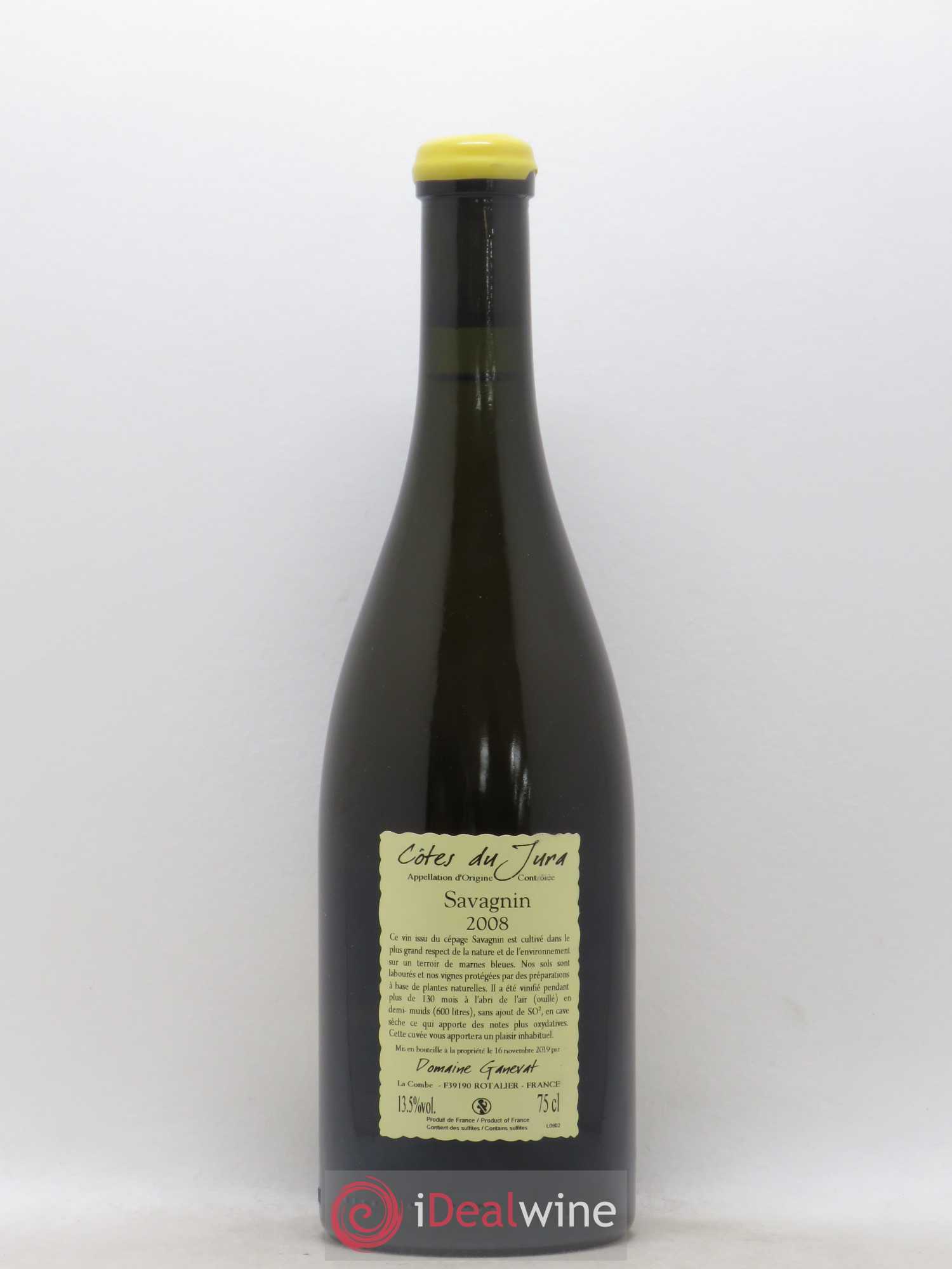 Côtes du Jura Les Vignes de mon Père Jean-François Ganevat (Domaine) 2008 - Lot de 1 bouteille - 1