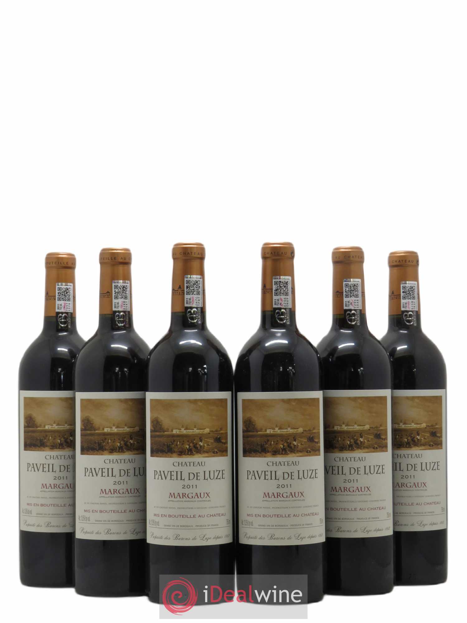 Château Paveil de Luze Cru Bourgeois 2011 - Lot de 6 bouteilles - 0